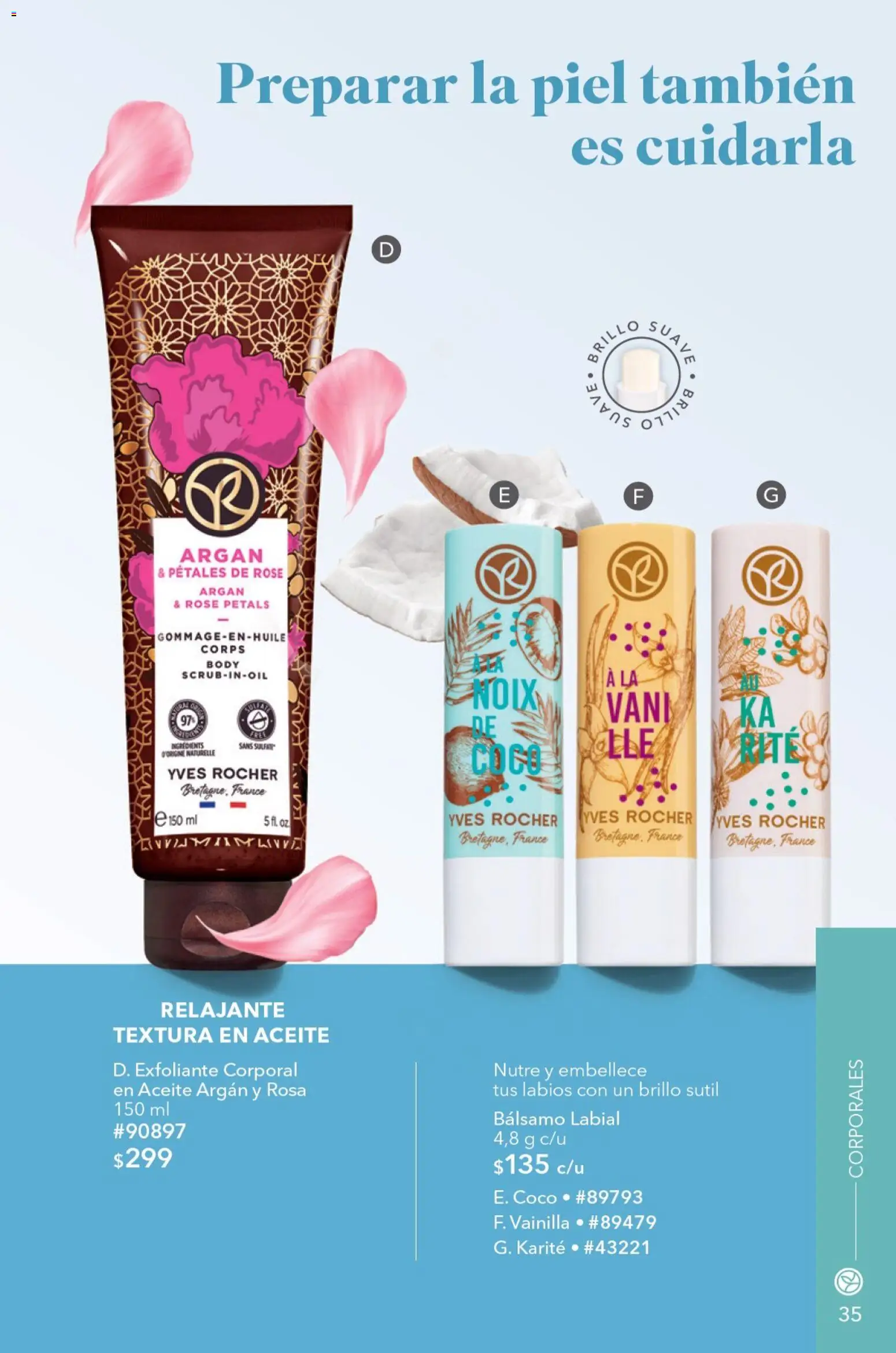 Vista previa las ofertas de la tienda Yves Rocher - Yves Rocher campaña 9 2026 desde el 23/06/2026 - Coco, Aceite, Body, Vainilla, Exfoliante corporal, Exfoliante, Brillo, Bálsamo