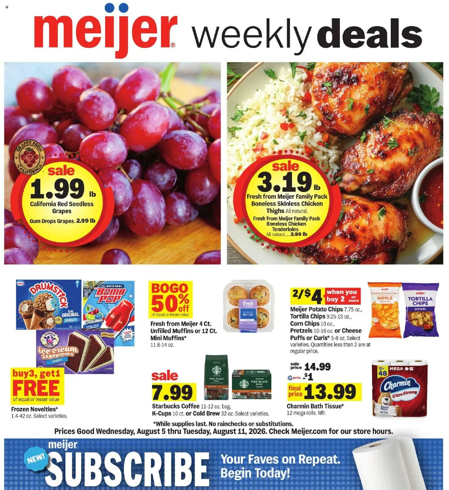 Ad Preview of Meijer Meijer Weekly Ad from 08/05/2026