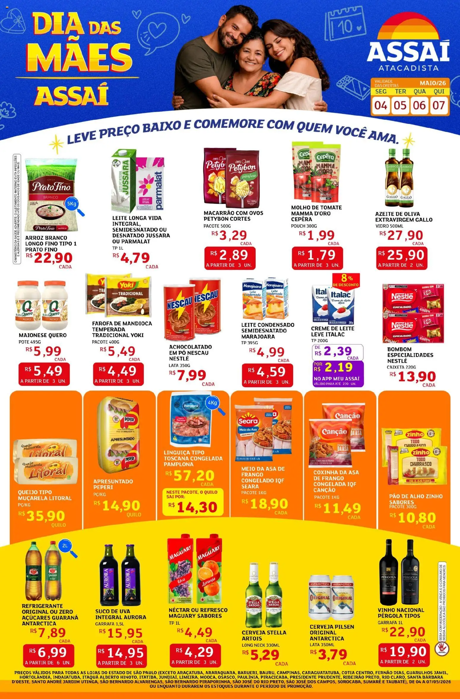 Pré-Visualização do folheto "Assaí Atacadista ofertas - SP" da loja Assaí Atacadista válido a partir de 04/05/2026