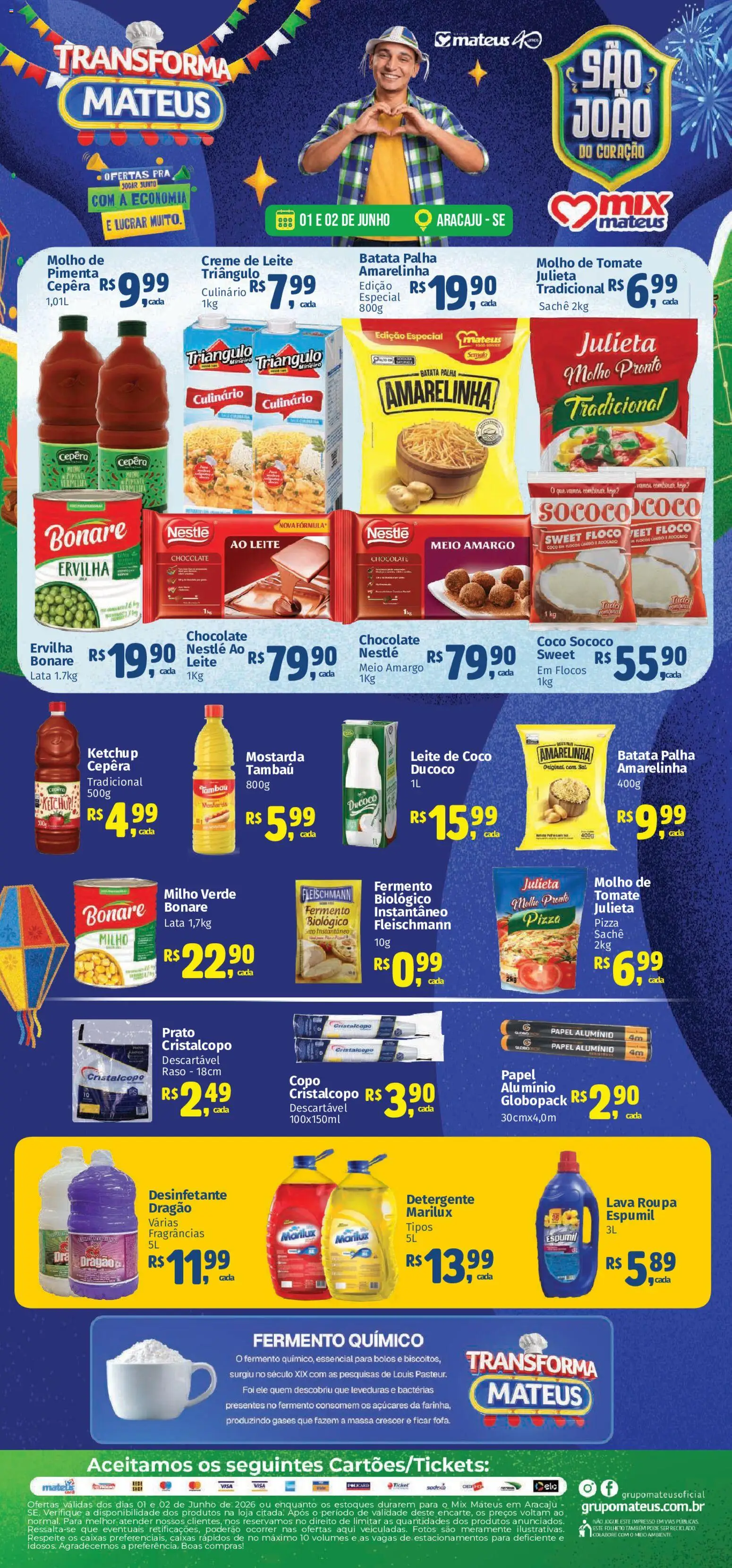 Pré-Visualização do folheto "Mateus ofertas Trasformador" da loja Mateus válido a partir de 01/06/2026