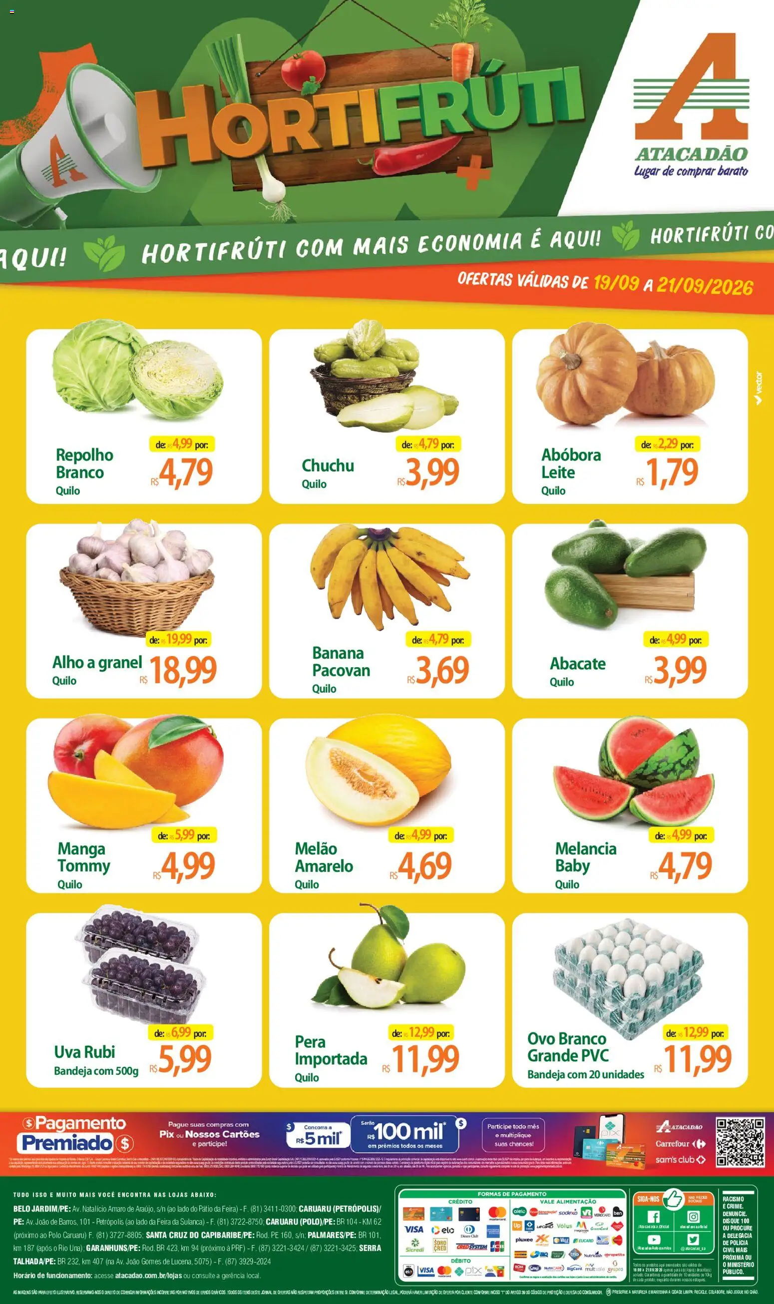 Pré-Visualização do folheto "Atacadão ofertas - PE" da loja Atacadão válido a partir de 19/09/2026