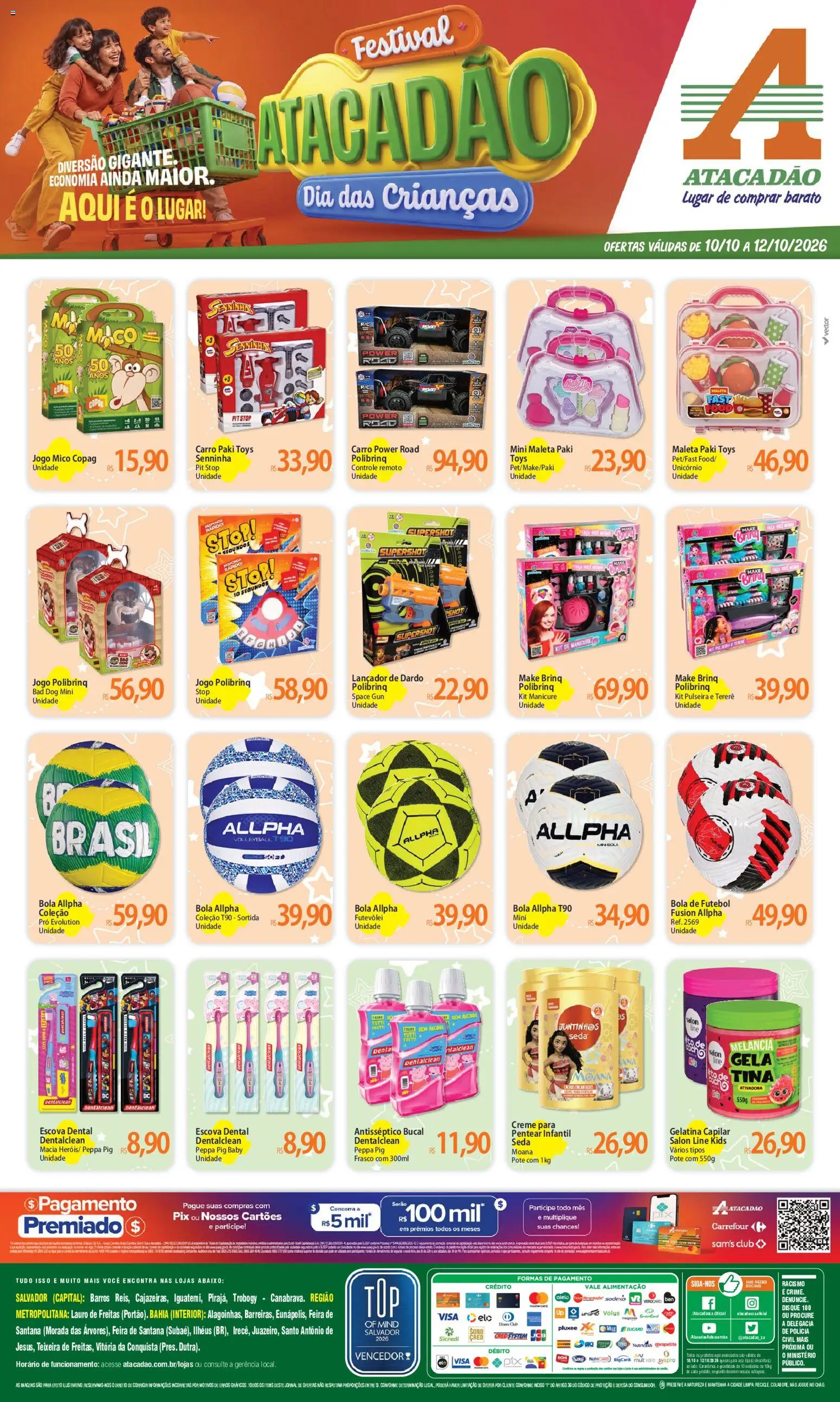 Pré-Visualização do folheto "Atacadão ofertas - BA" da loja Atacadão válido a partir de 10/10/2026