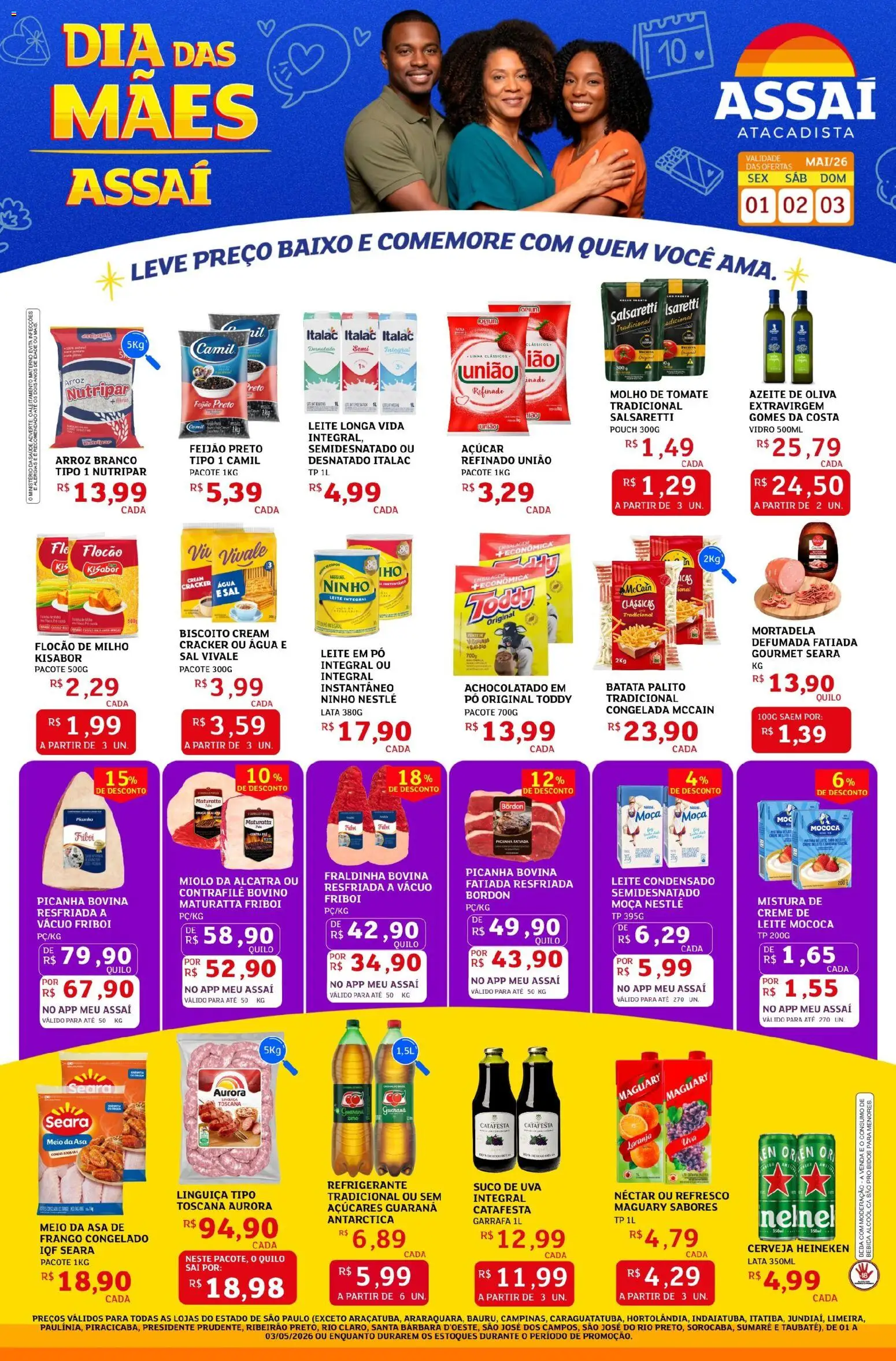 Pré-Visualização do folheto "Assaí Atacadista ofertas - SP" da loja Assaí Atacadista válido a partir de 01/05/2026