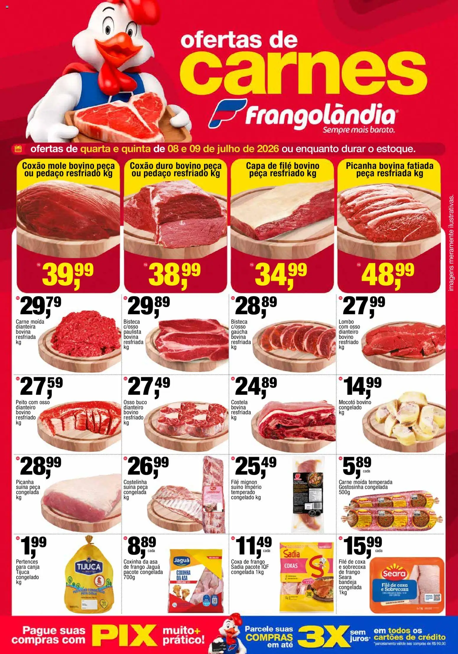 Pré-Visualização do folheto "Frangolândia - Ofertas da semana" da loja Frangolândia válido a partir de 08/07/2026