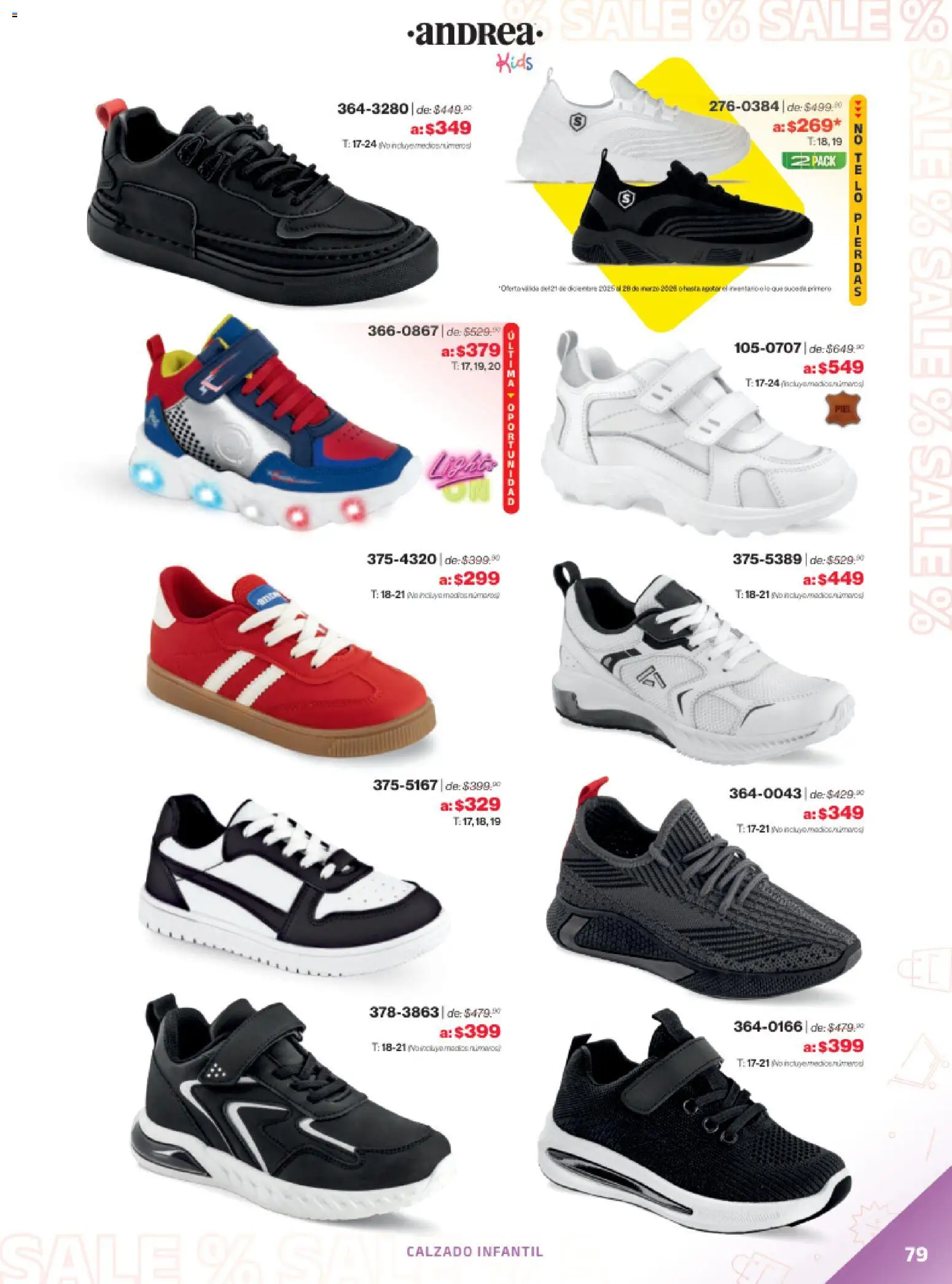 Vista previa las ofertas de la tienda Andrea - Catálogo Outlet desde el 21/12/2025 
