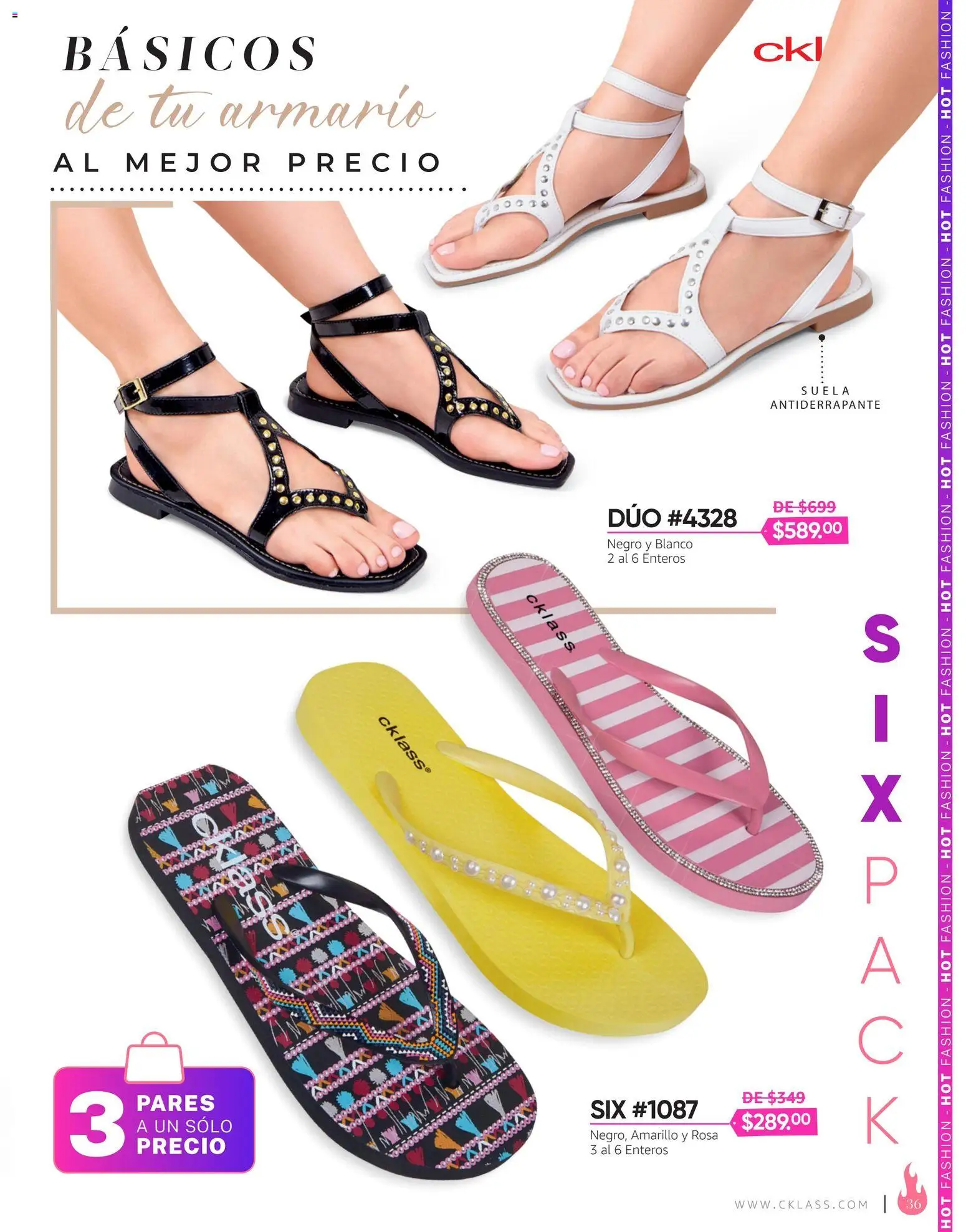 Vista previa las ofertas de la tienda Cklass - Cklass catálogo Hot Fashion Calzado desde el 03/08/2026 