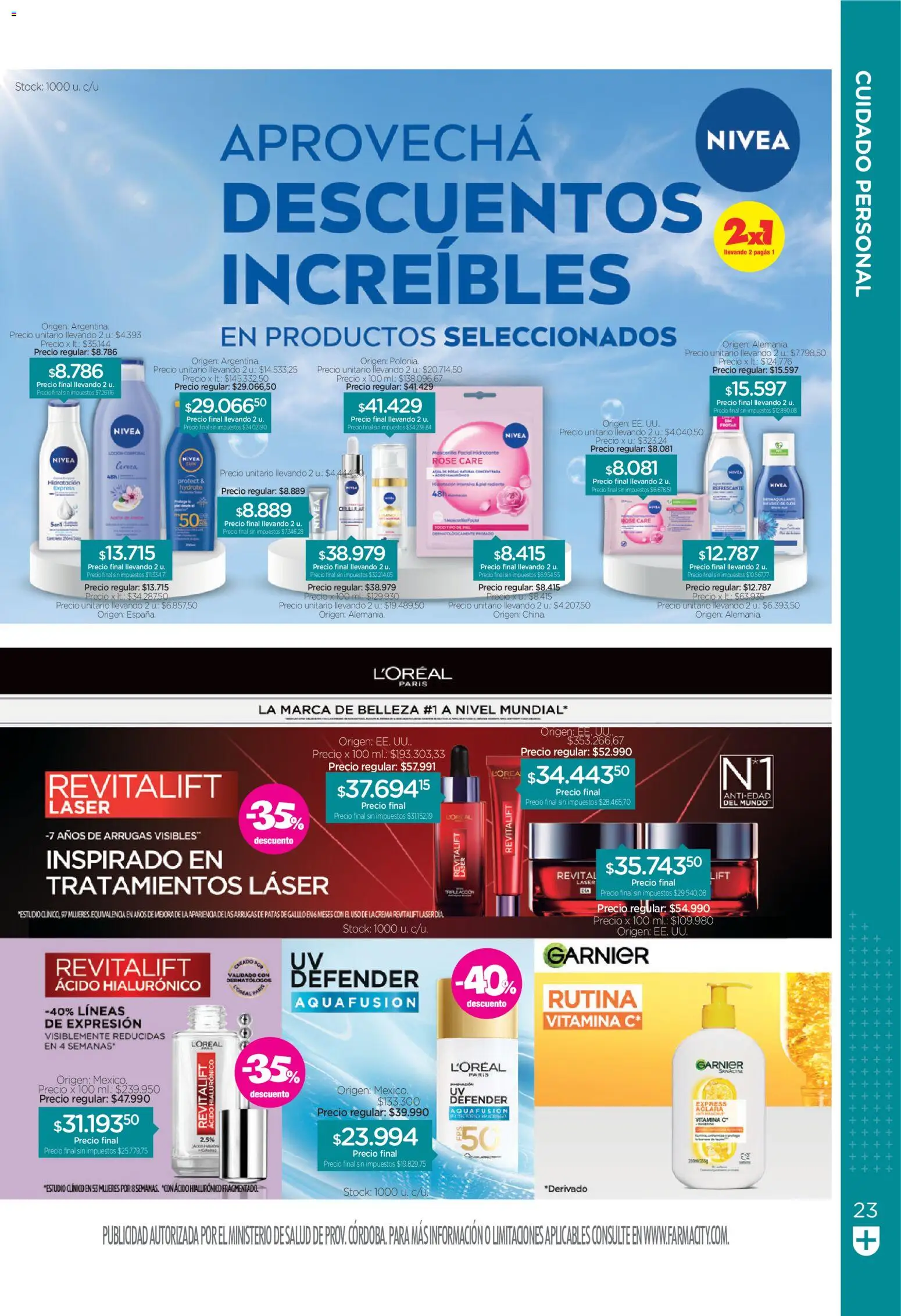 Vista previa del folleto de la tienda Farmacity válido desde el 01/10/2026 