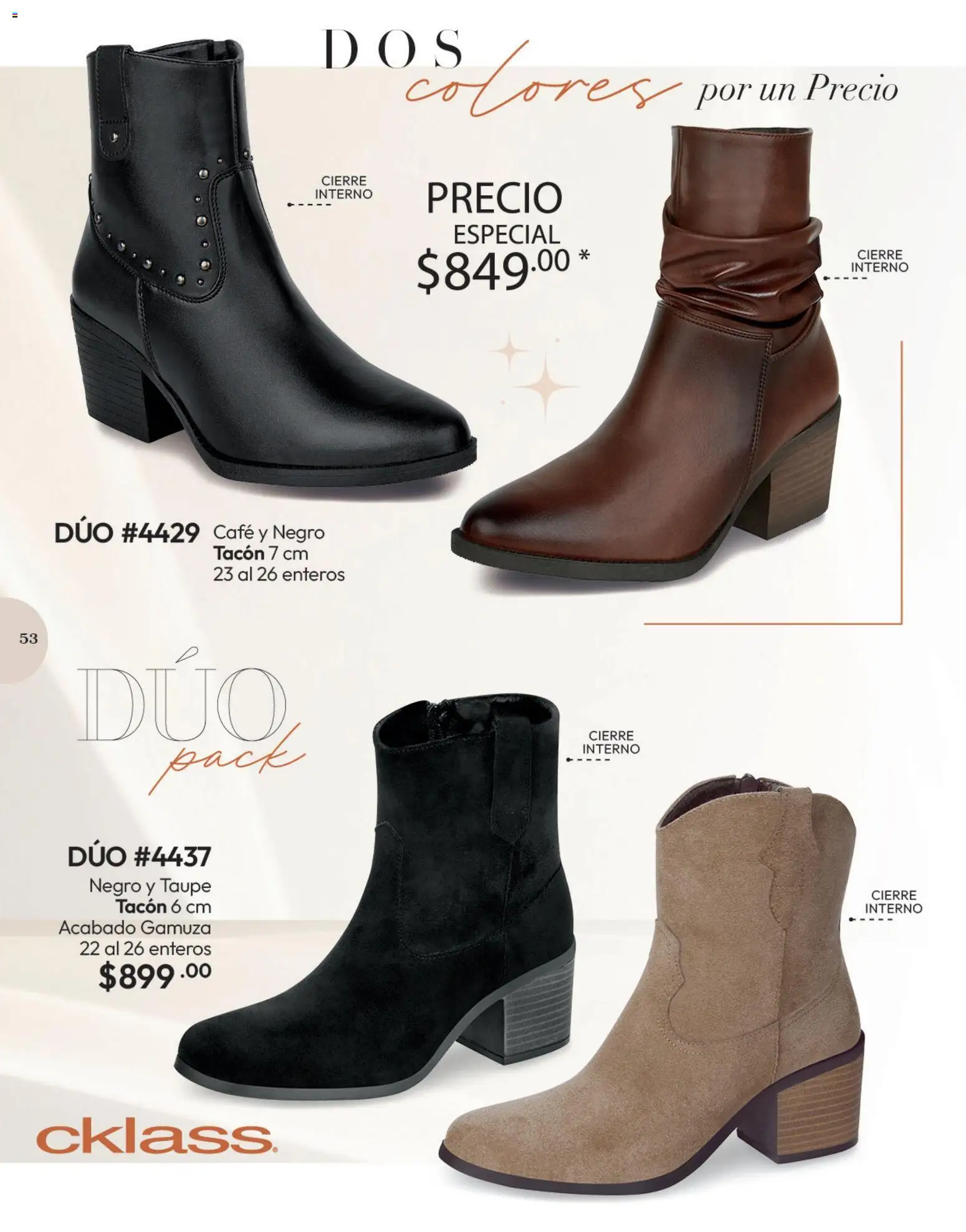 Vista previa las ofertas de la tienda Cklass - Cklass catálogo Calzado Invierno desde el 11/09/2026 