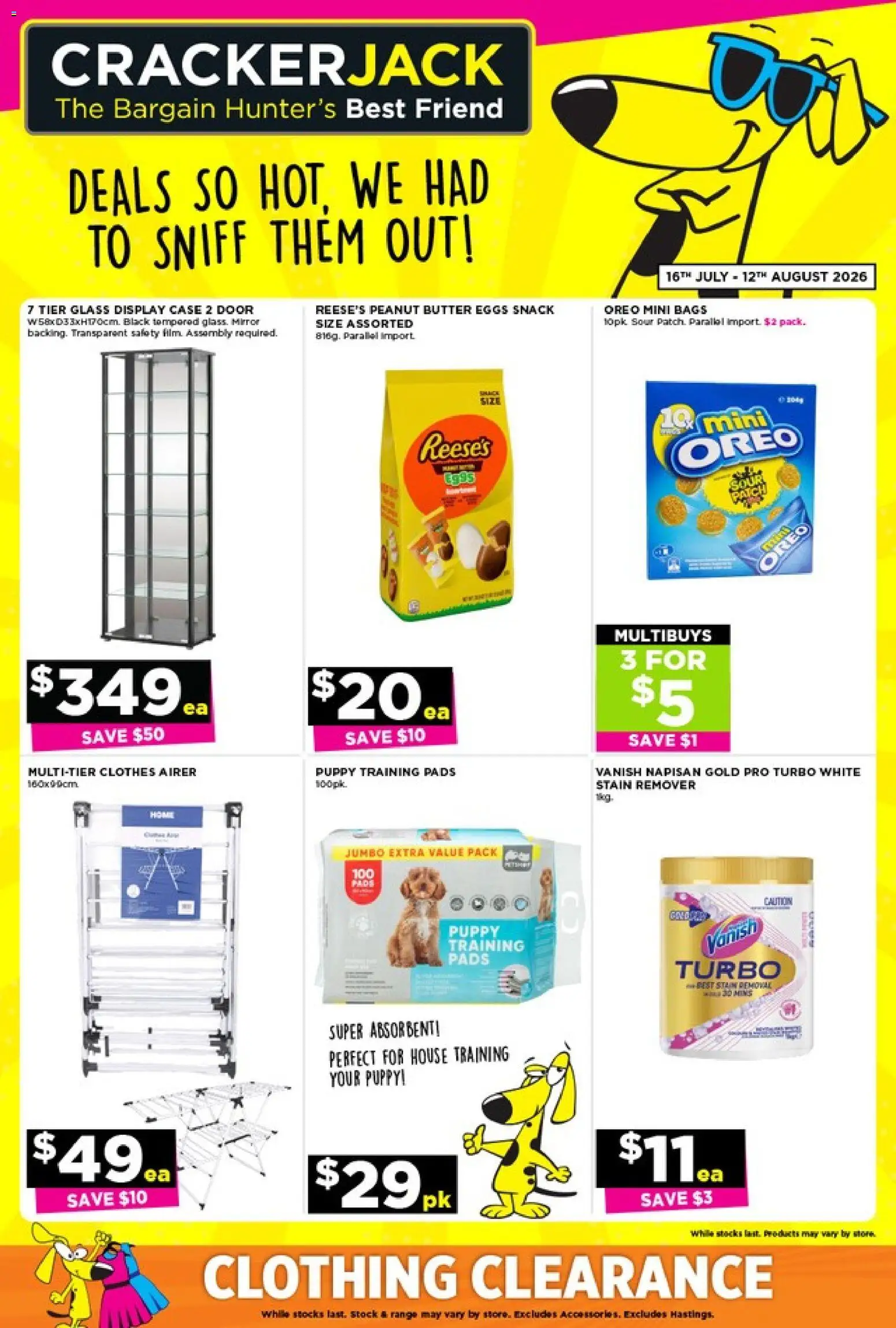Preview of catalogue Crackerjack catalogue from shop Crackerjack valid 16 Jul 2026
