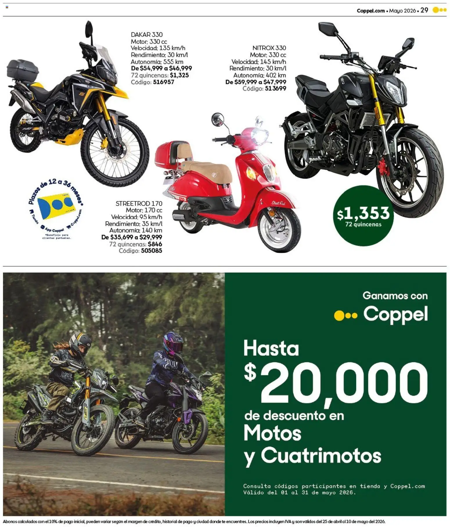Vista previa las ofertas de la tienda Coppel - Coppel catálogo Claro que la vas a querer desde el 25/04/2026 - Té