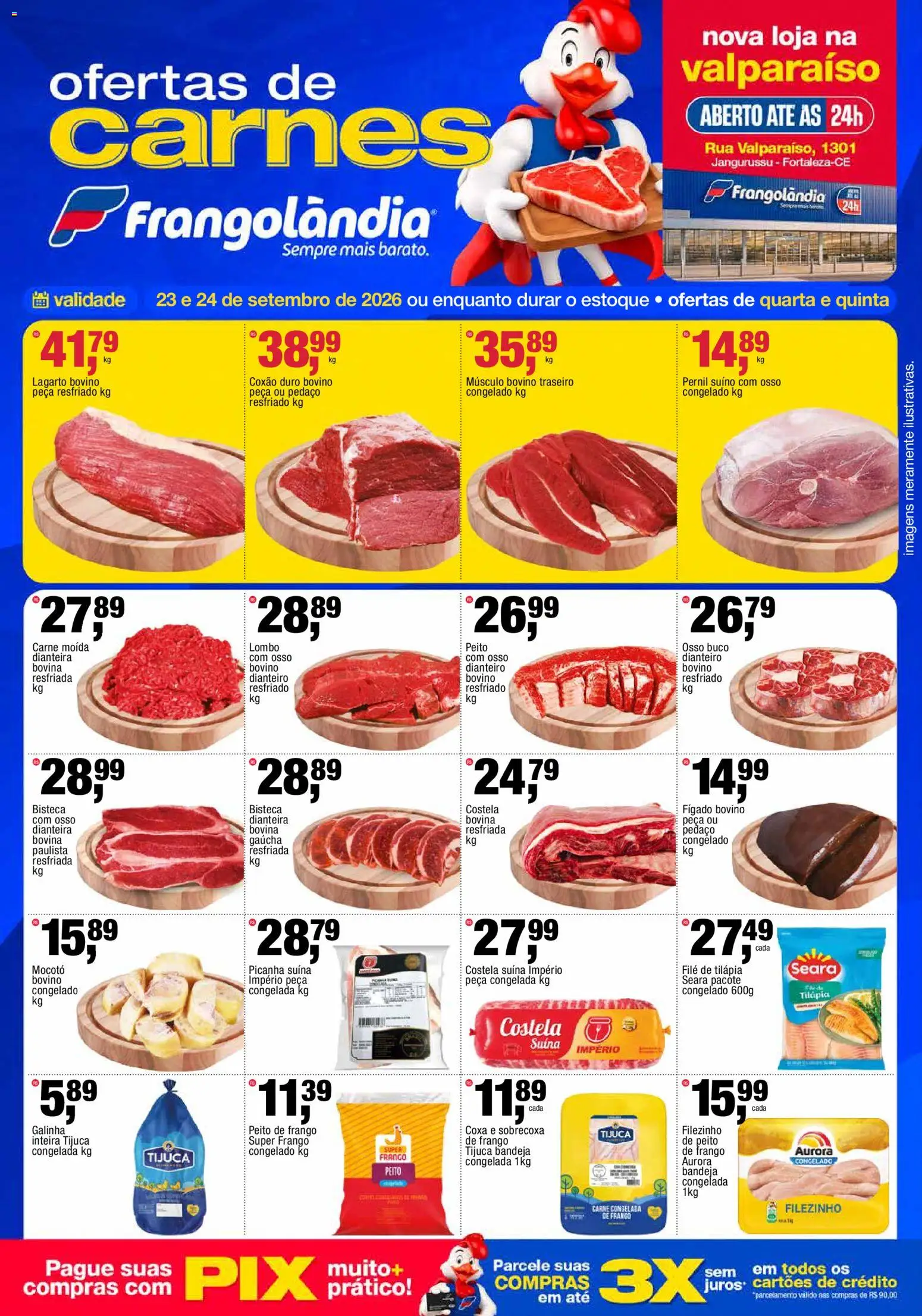 Pré-Visualização do folheto "Frangolândia - Ofertas da semana" da loja Frangolândia válido a partir de 23/09/2026