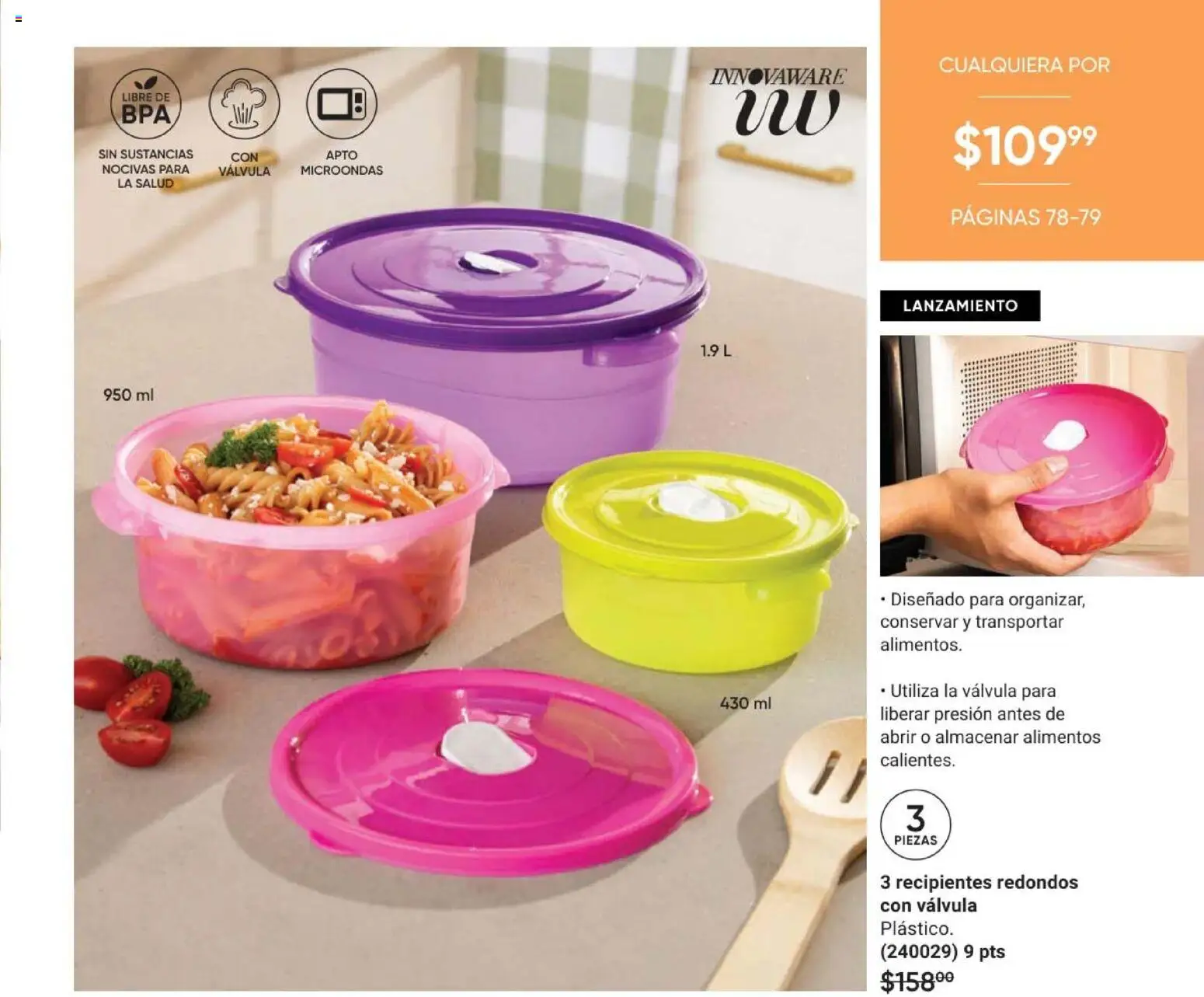 Vista previa las ofertas de la tienda AVON - AVON Casa & Estilo 8 2026 desde el 08/05/2026 - Microondas, Alimentos, Válvula