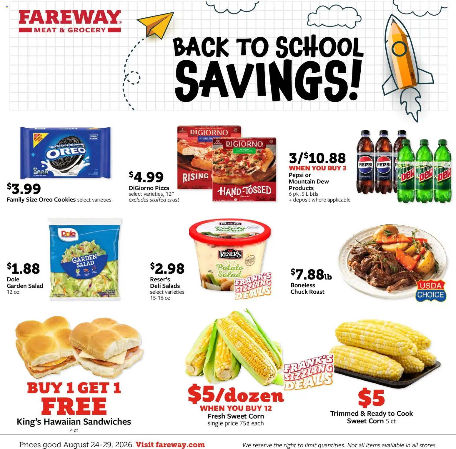 Fareway Weekly Ad from 08/24/2026 >> Flyer