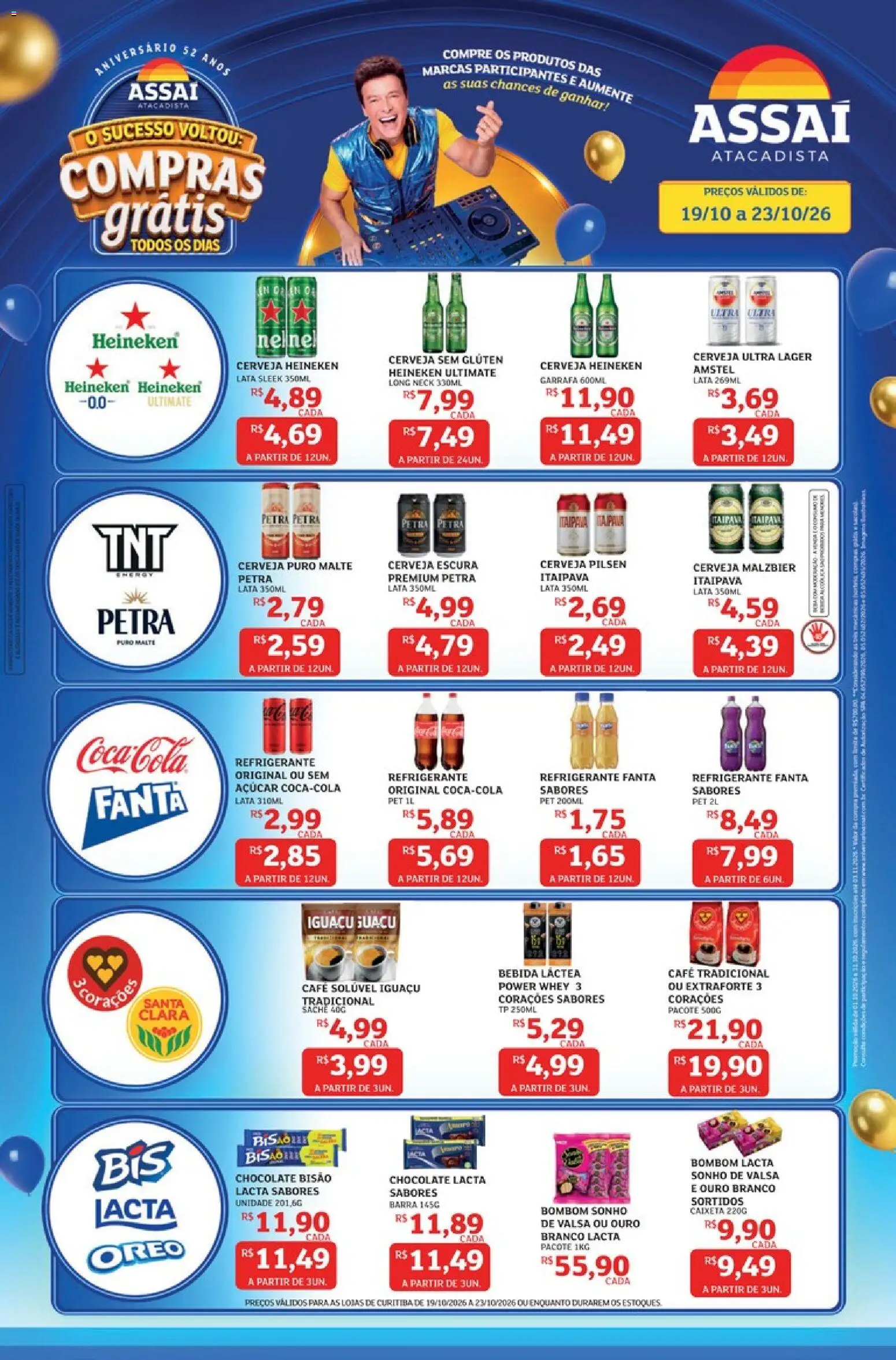 Pré-Visualização do folheto "Assaí Atacadista ofertas - PR" da loja Assaí Atacadista válido a partir de 19/10/2026