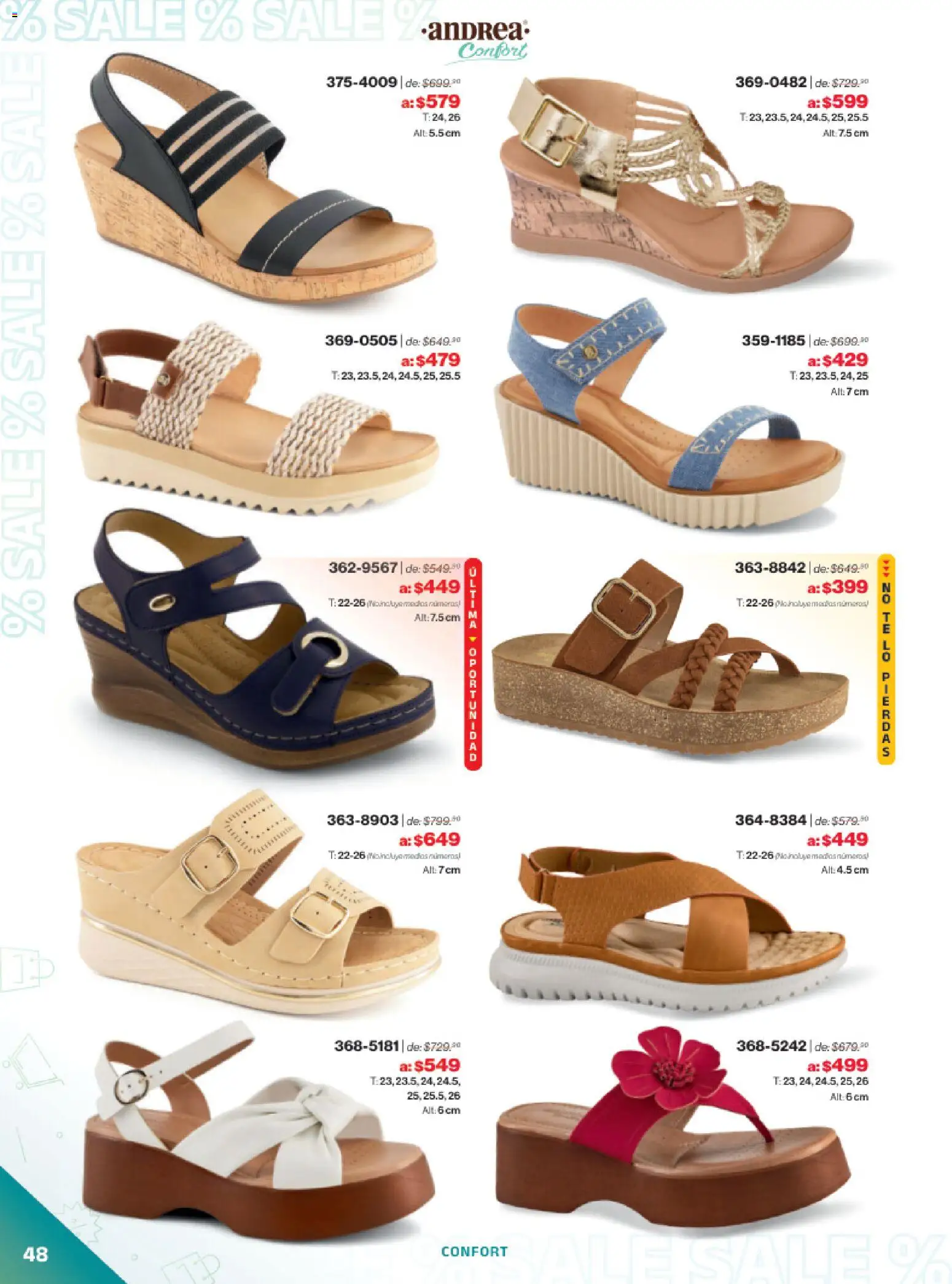 Vista previa las ofertas de la tienda Andrea - Catálogo Outlet desde el 21/12/2025 - Sales