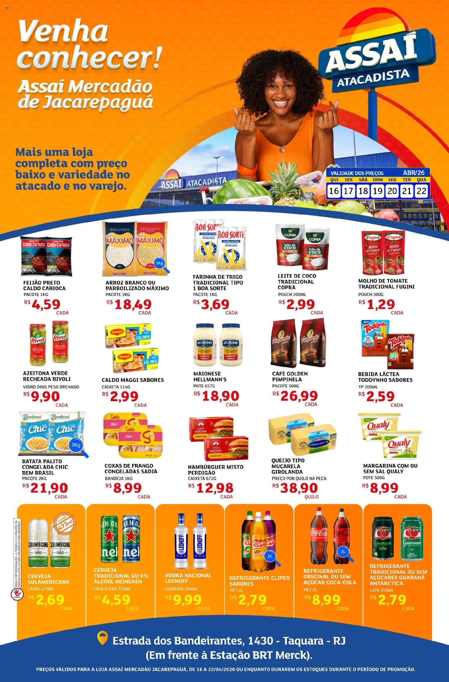 Pré-Visualização do folheto "Assaí Atacadista ofertas - RJ" da loja Assaí Atacadista válido a partir de 16/04/2026