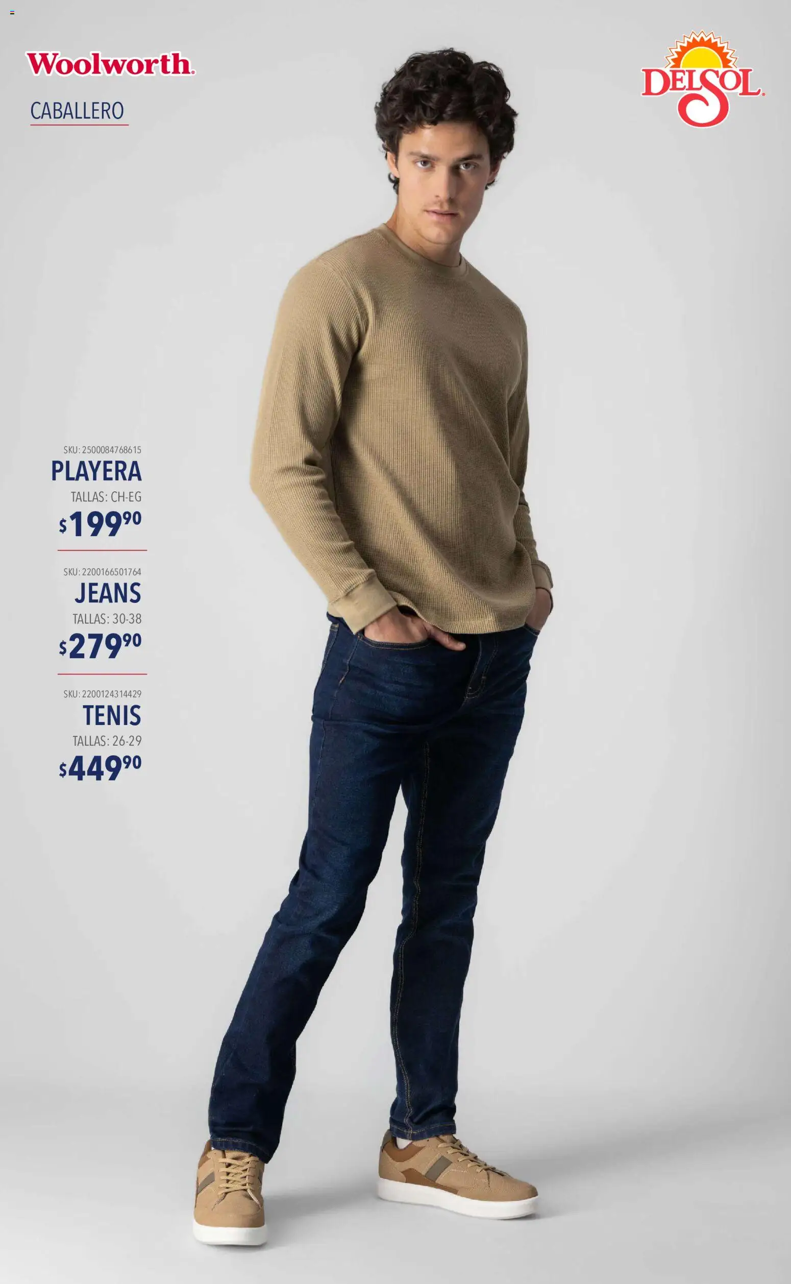 Vista previa las ofertas de la tienda Del Sol y Woolworth - Del Sol y Woolworth catálogo Moda Esenciales desde el 10/09/2026 
