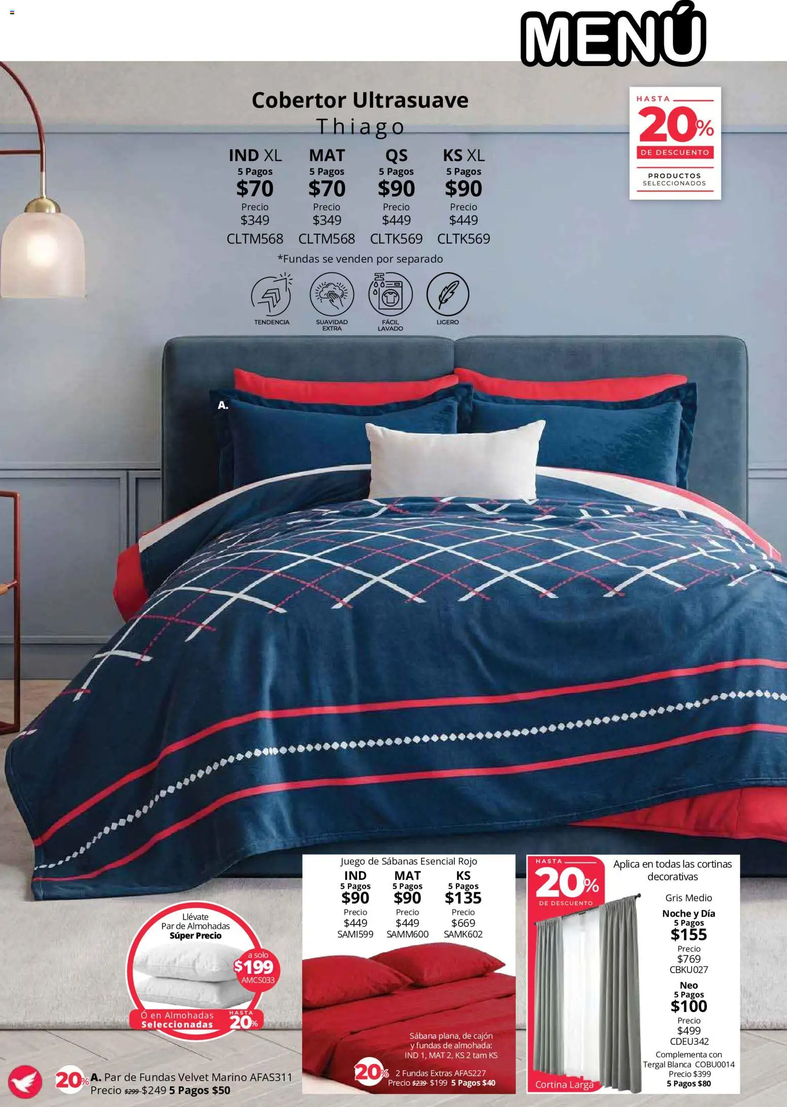 Vista previa las ofertas de la tienda Colchas Concord - Colchas Concord catálogo Colección Cobertor desde el 01/08/2026 