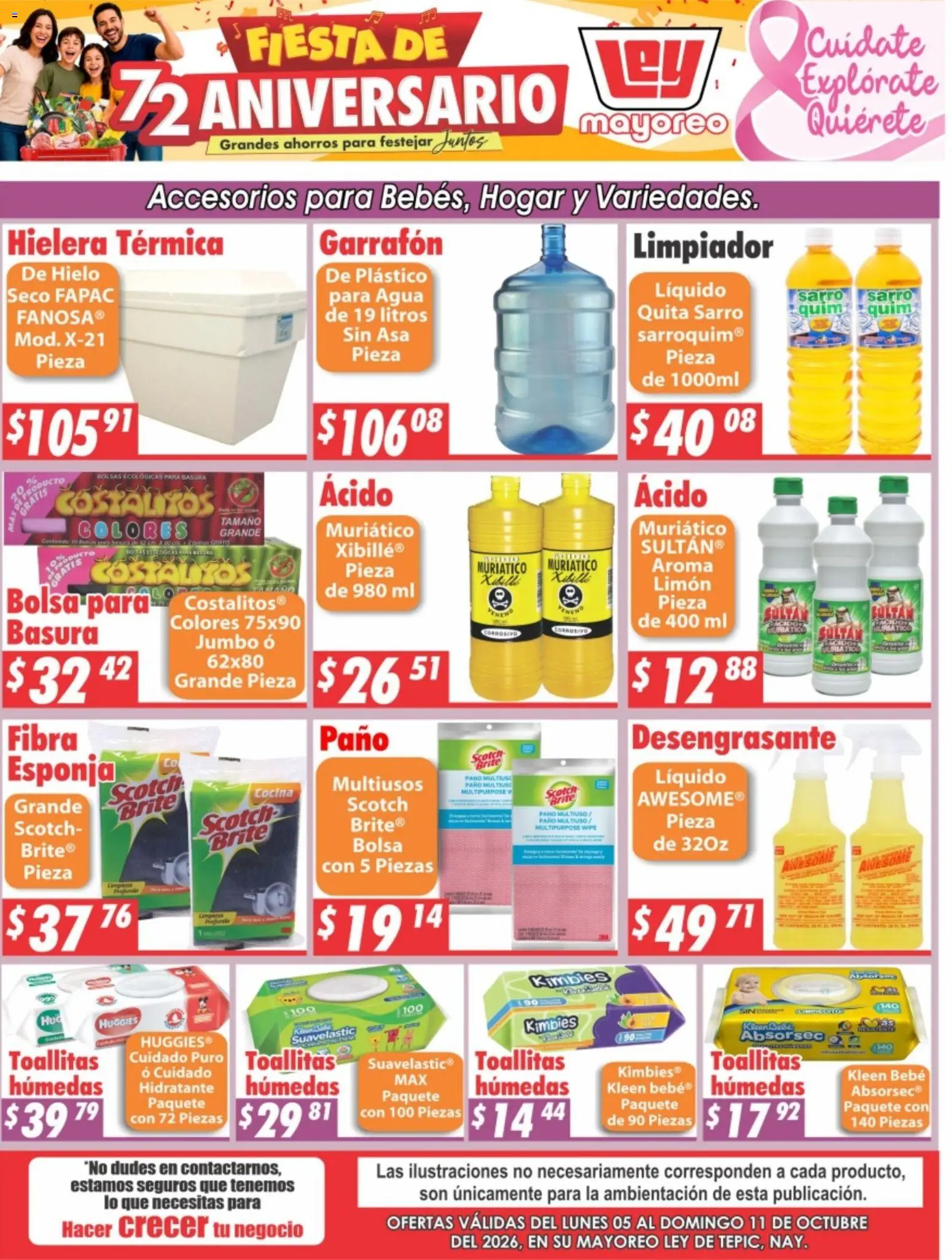 Vista previa las ofertas de la tienda Casa Ley - Casa Ley folleto Tepic desde el 05/10/2026 