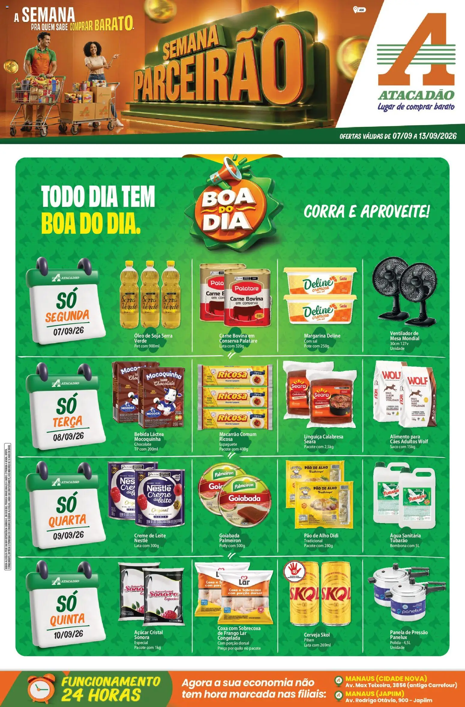 Pré-Visualização do folheto "Atacadão ofertas - AM" da loja Atacadão válido a partir de 07/09/2026