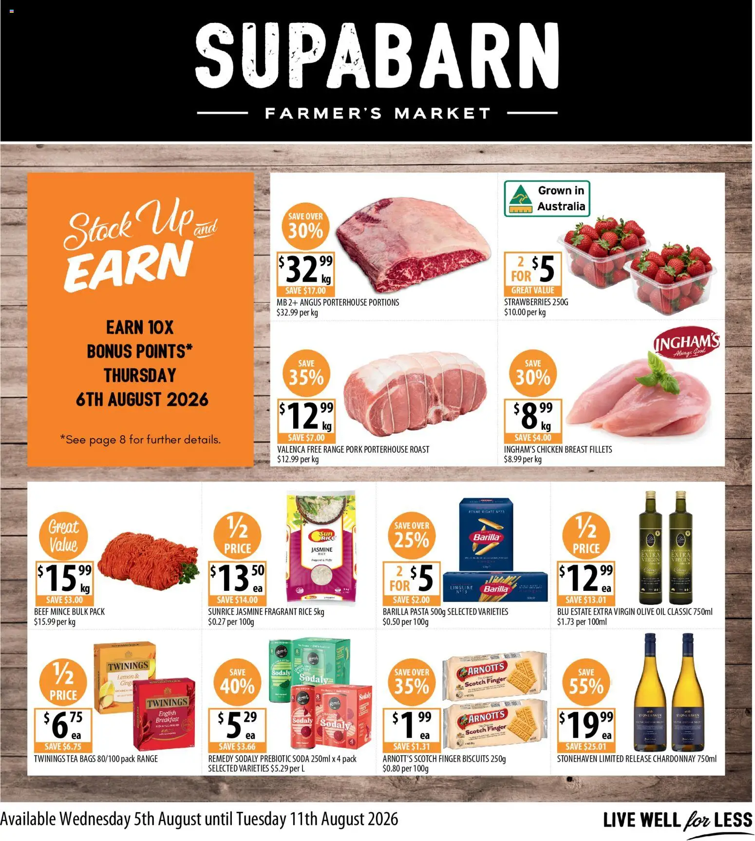 Preview of catalogue Supabarn catalogue from shop Supabarn valid 05/08/2026