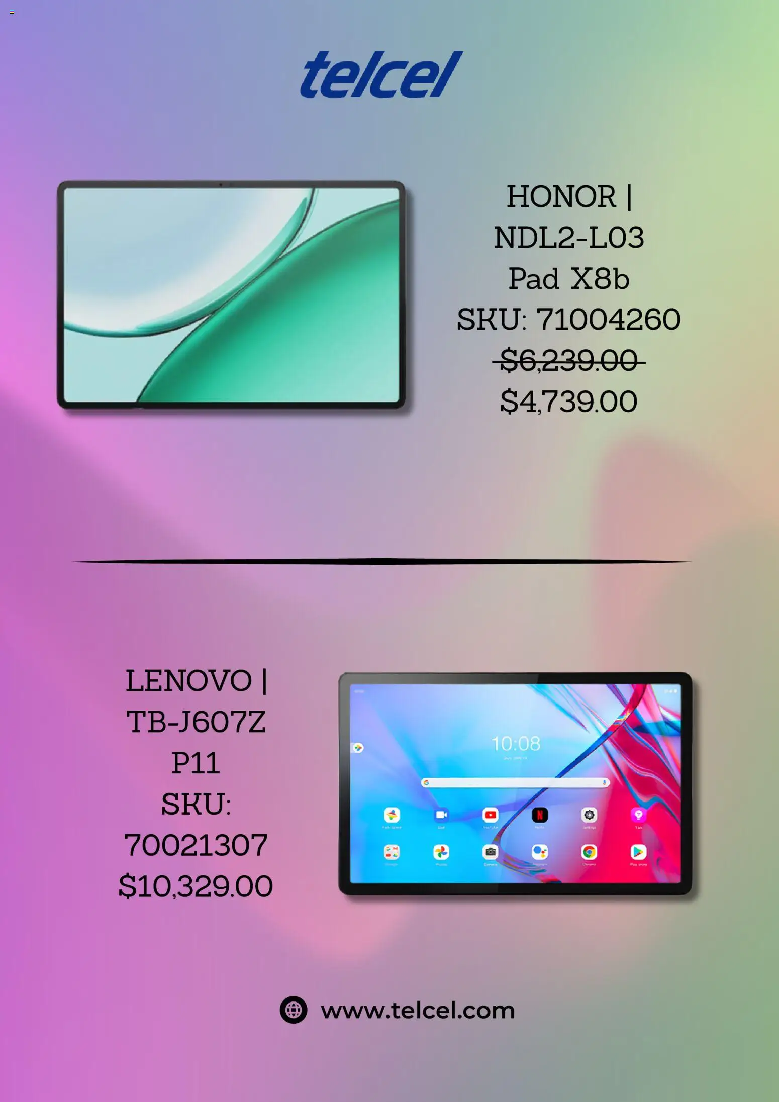 Vista previa las ofertas de la tienda Telcel - Telcel catálogo desde el 19/08/2026 
