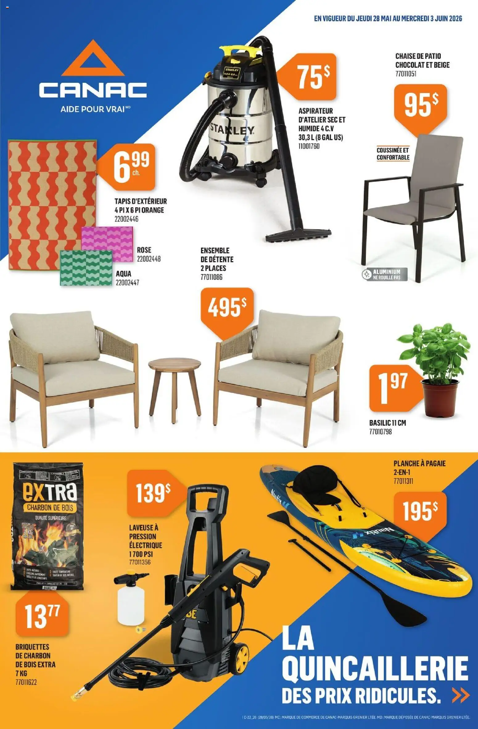 Preview of leaflet Canac circulaire from shop Canac is valid from May 28, 2026