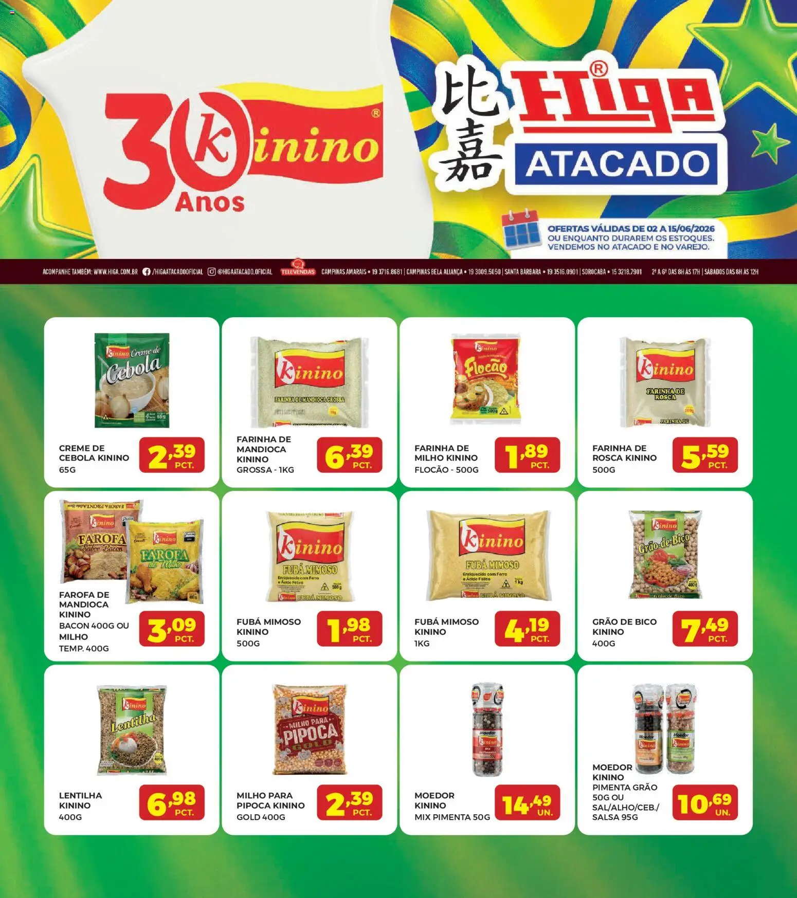 Higa Atacado Higa Atacado ofertas Especial Kinino (de 02/06/2026 ...