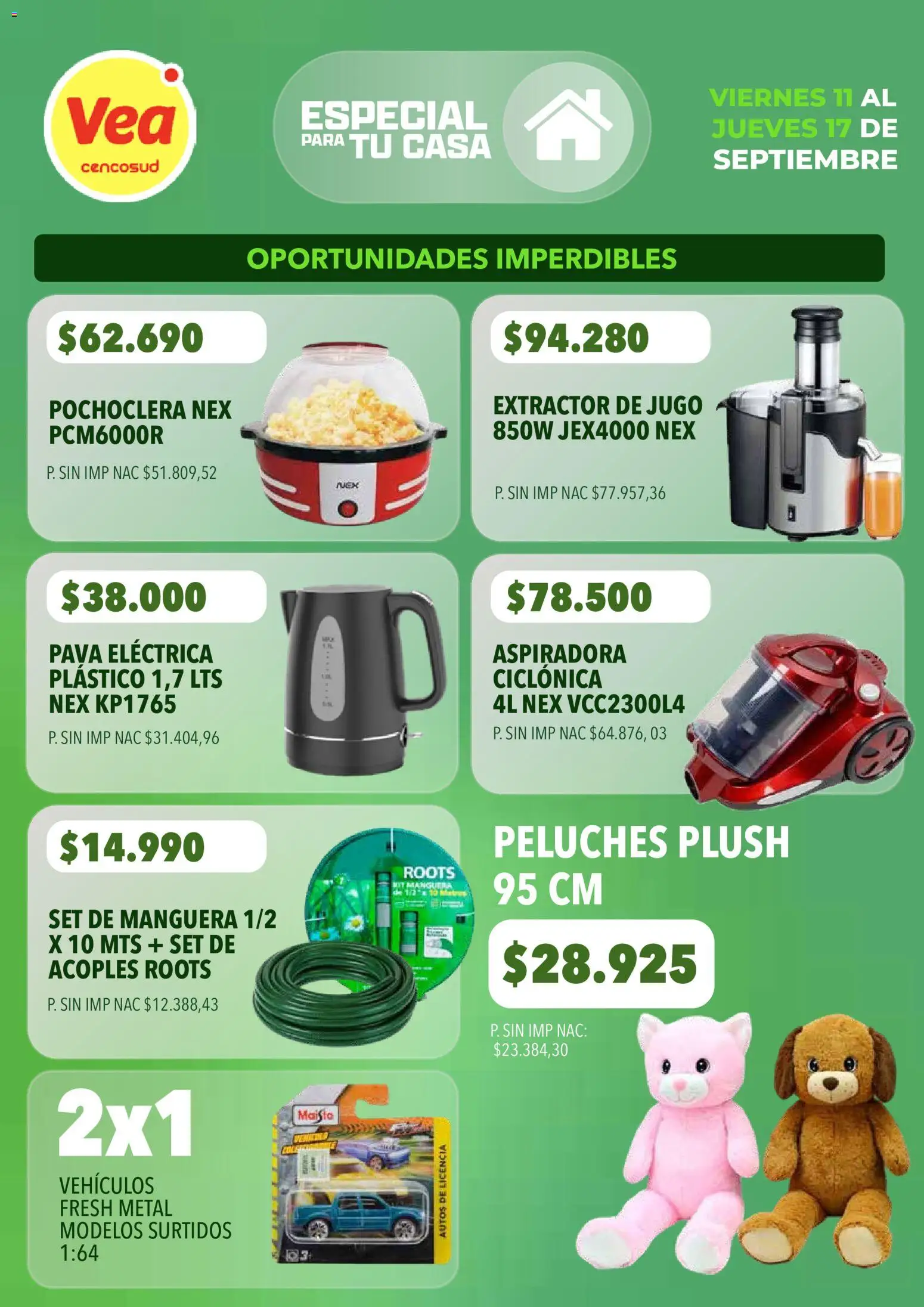Vista previa del folleto de la tienda Vea válido desde el 11/09/2026 