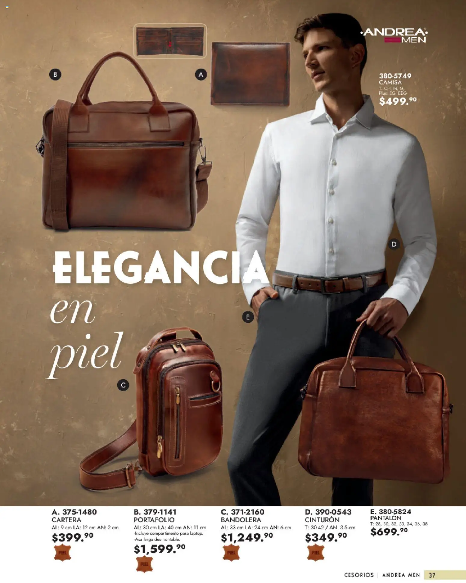 Vista previa las ofertas de la tienda Andrea - Catálogo Primavera desde el 25/01/2026 - Camisa, Cinturón
