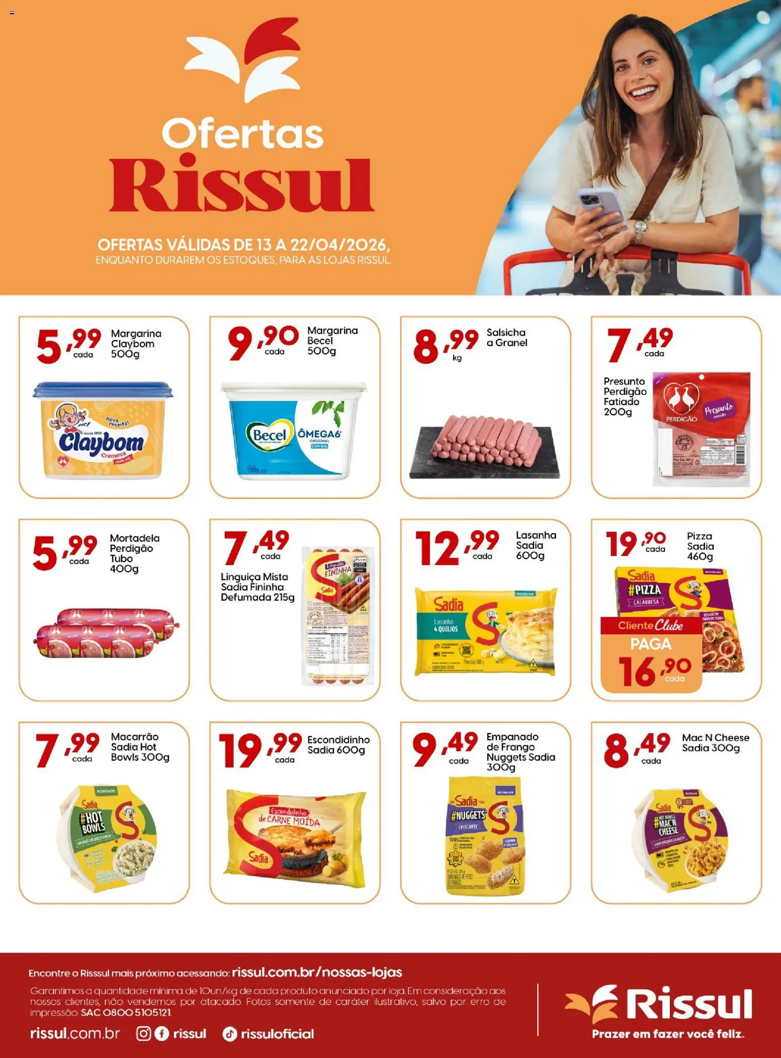 Pré-Visualização do folheto "Rissul ofertas Especial BRF" da loja Rissul válido a partir de 13/04/2026