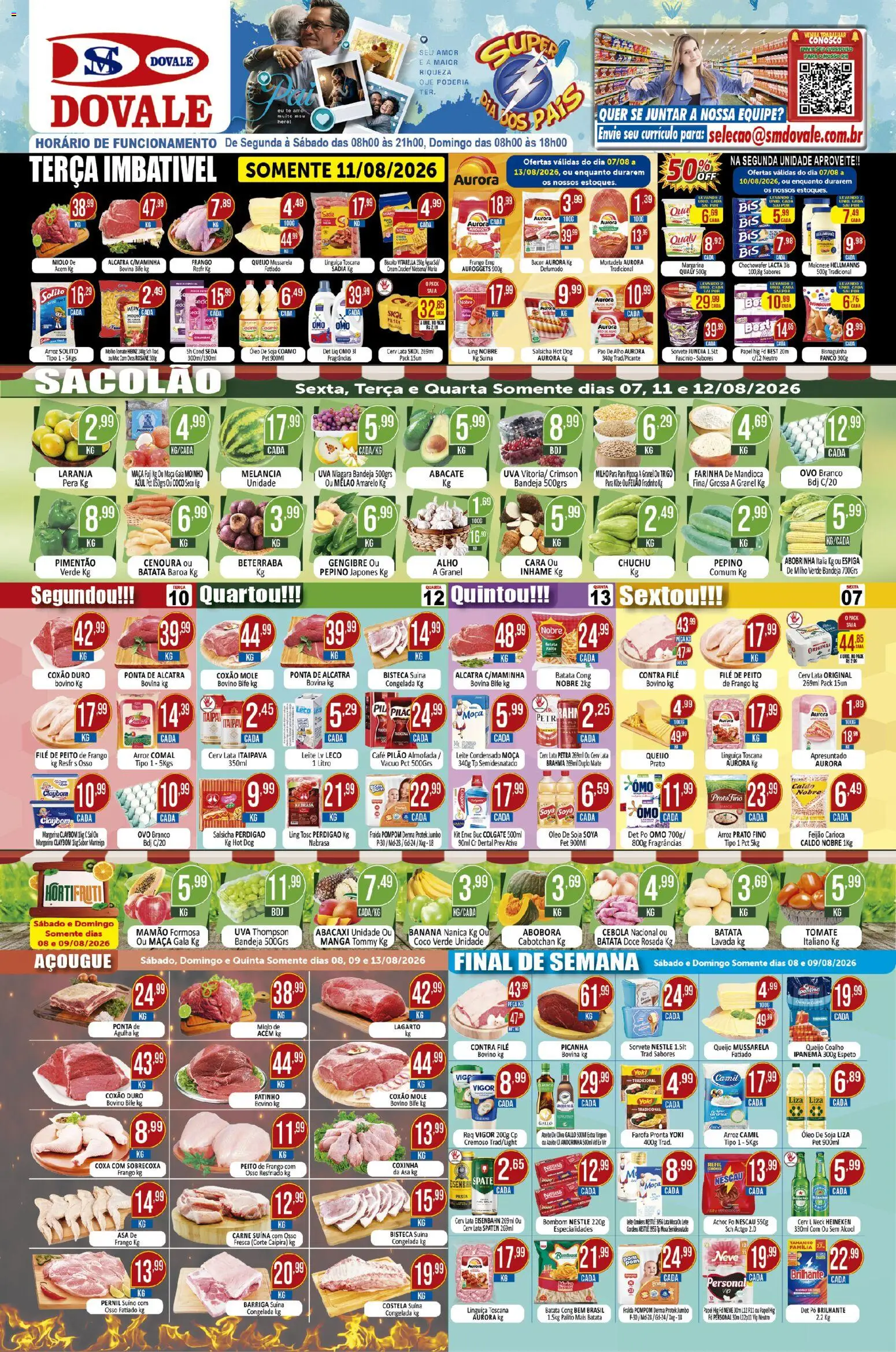 Pré-Visualização do folheto "Dovale - Ofertas da semana" da loja Dovale válido a partir de 07/08/2026