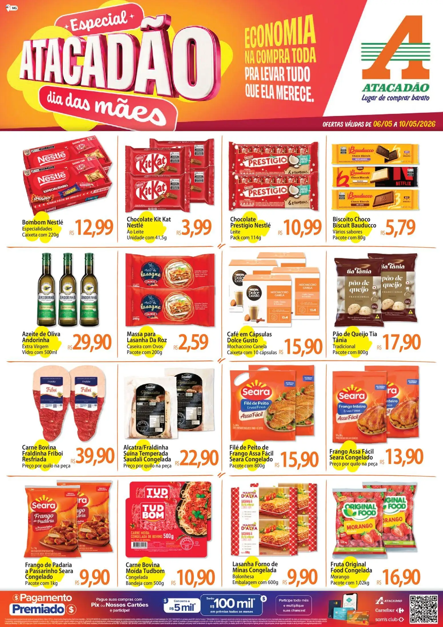 Pré-Visualização do folheto "Atacadão ofertas - MG" da loja Atacadão válido a partir de 06/05/2026