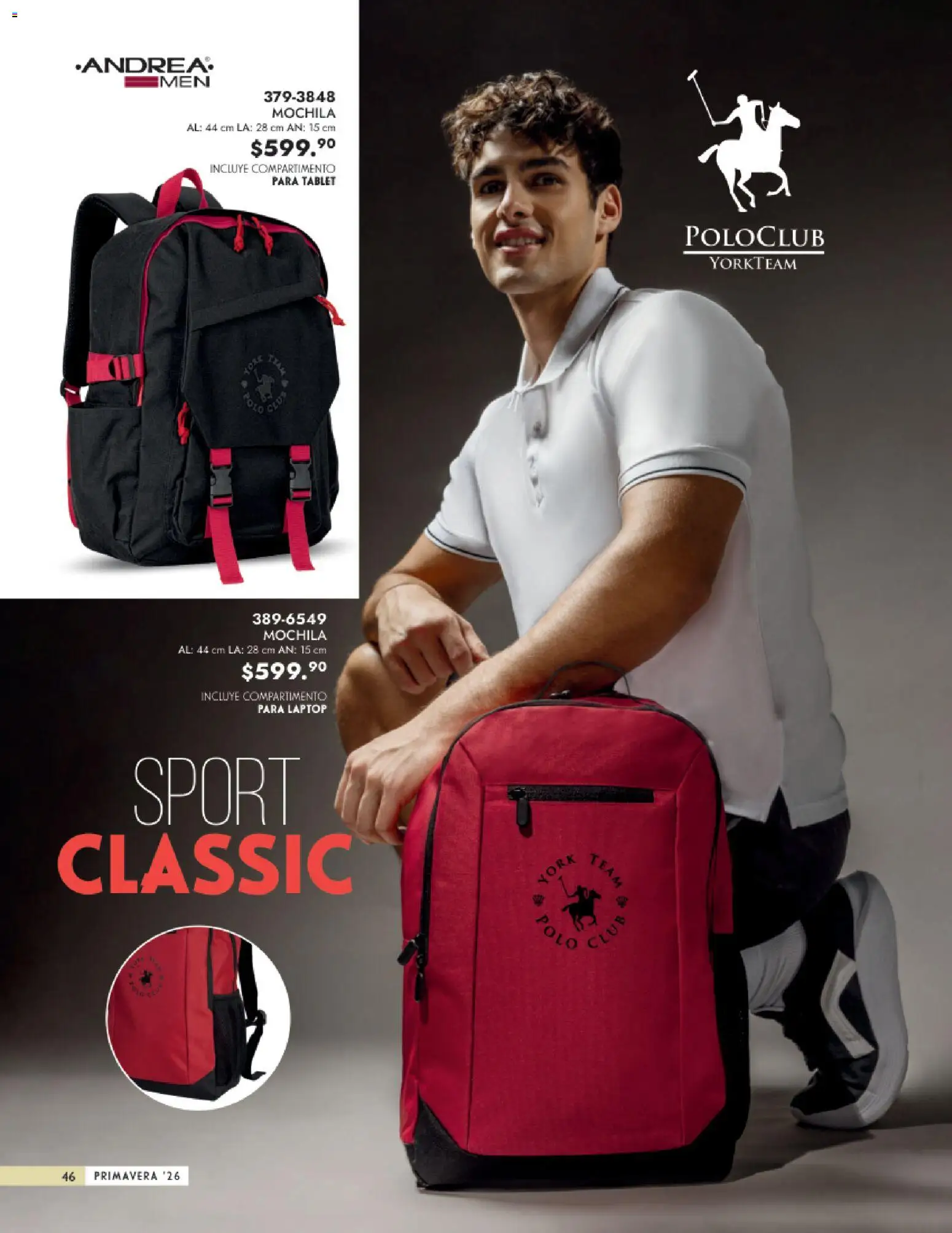 Vista previa las ofertas de la tienda Andrea - Catálogo Primavera desde el 25/01/2026 - Mochila, Maleta, Repelente
