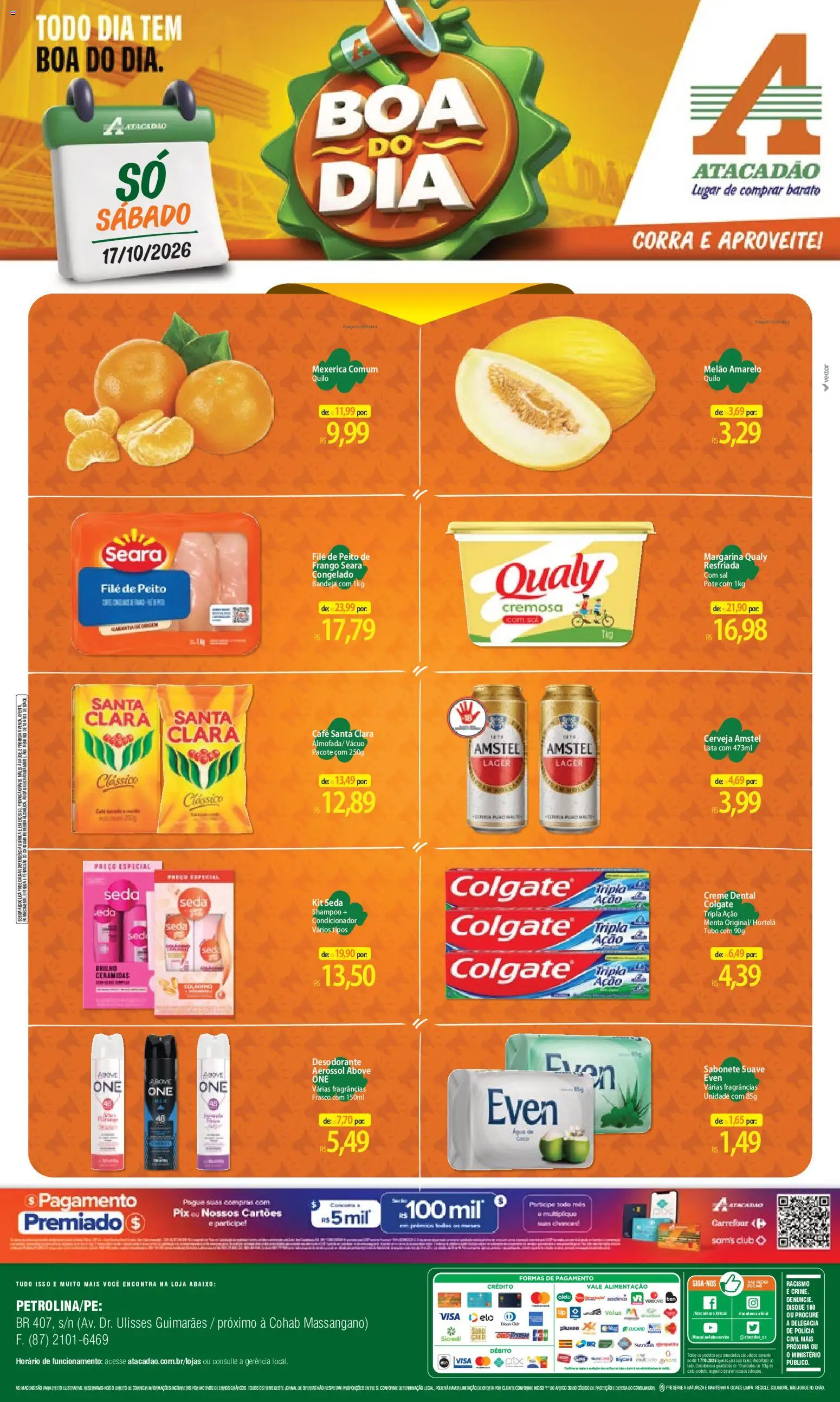 Pré-Visualização do folheto "Atacadão ofertas - PE" da loja Atacadão válido a partir de 17/10/2026