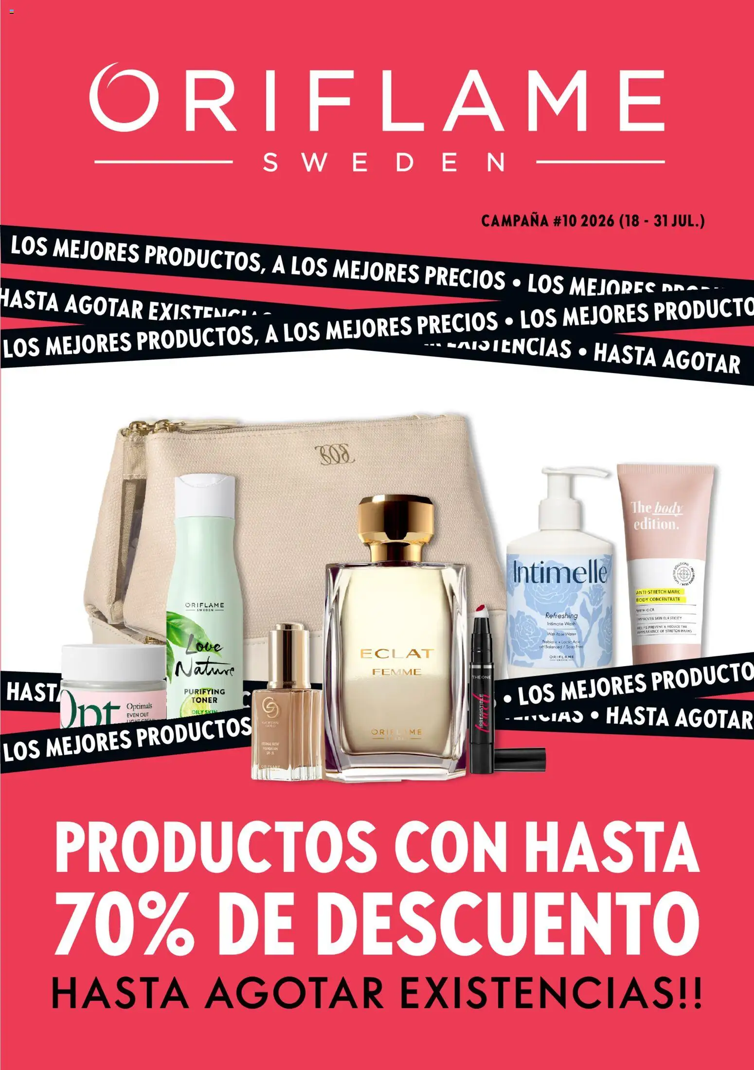 Vista previa las ofertas de la tienda Oriflame - Oriflame catálogo Venta Especial desde el 18/07/2026 - Body, Campana, Toner