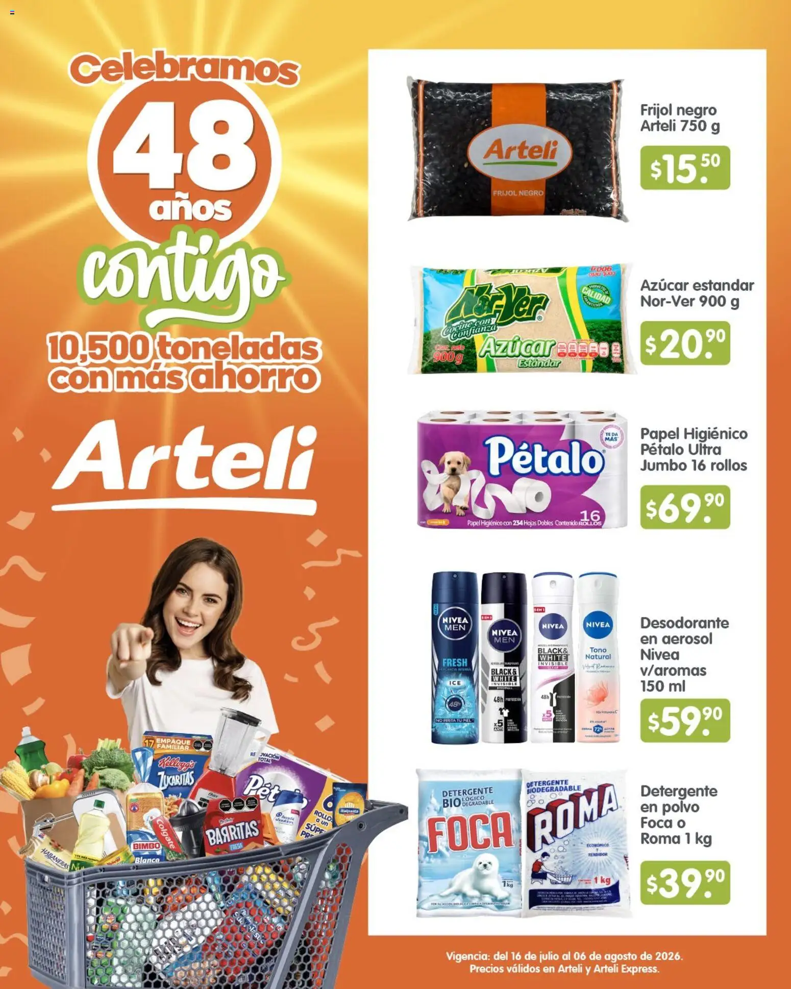 Vista previa las ofertas de la tienda Arteli - Arteli folleto Quincenal desde el 16/07/2026 