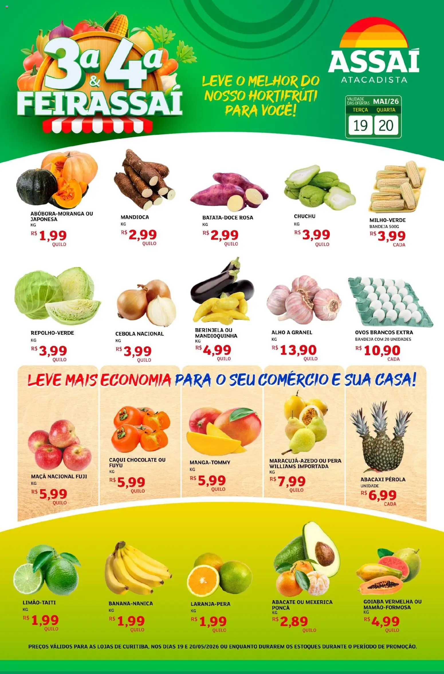 Pré-Visualização do folheto "Assaí Atacadista ofertas - PR" da loja Assaí Atacadista válido a partir de 19/05/2026