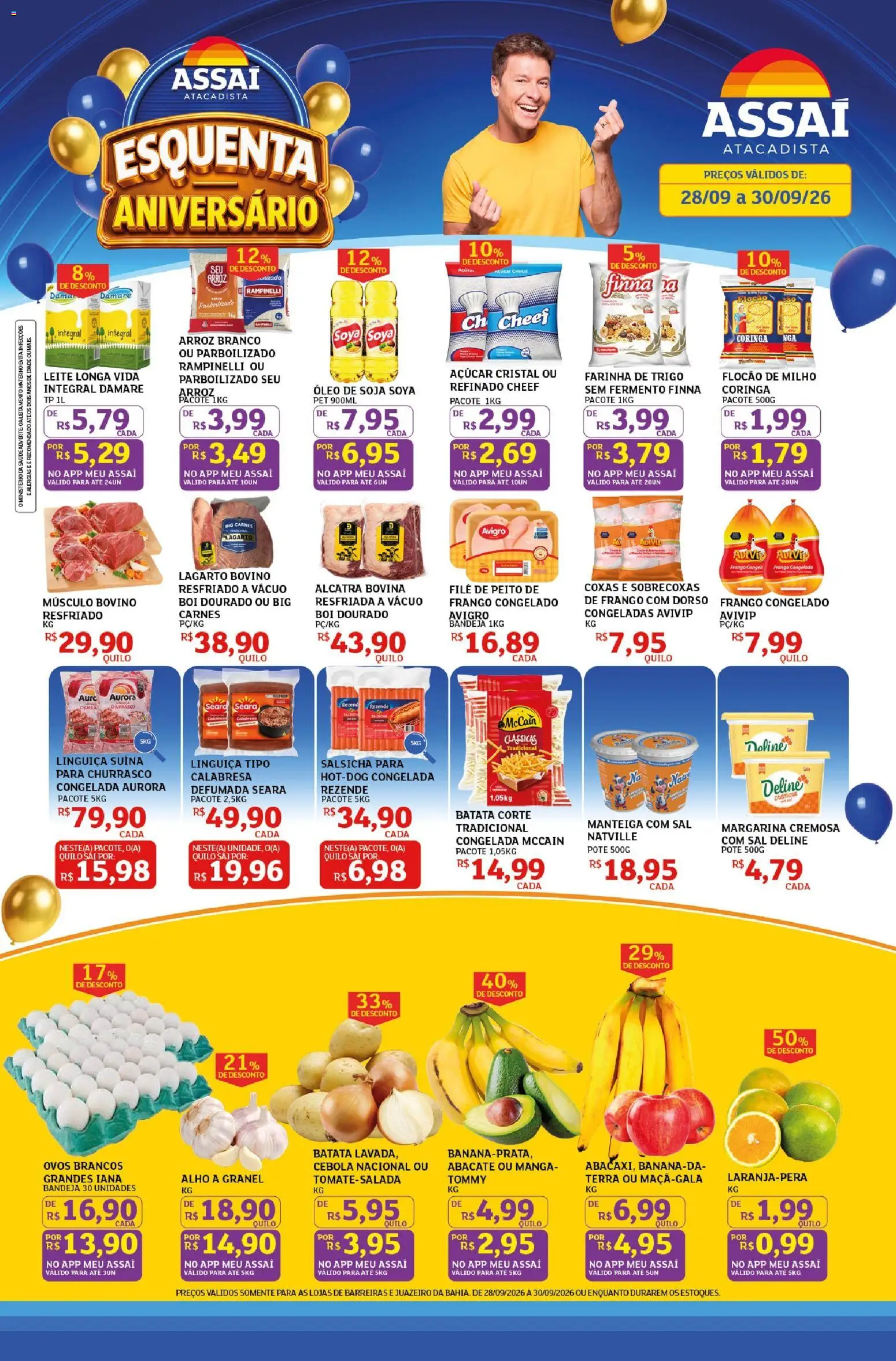 Pré-Visualização do folheto "Assaí Atacadista ofertas - BA" da loja Assaí Atacadista válido a partir de 28/09/2026