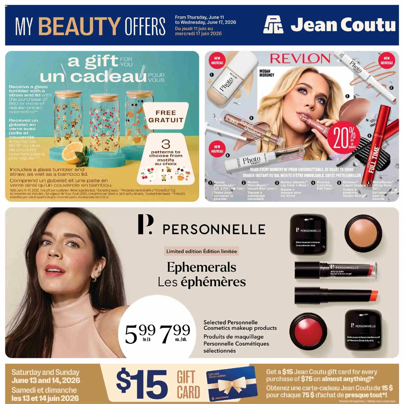Preview of leaflet Jean Coutu - My Beauty Offers from shop Jean Coutu is valid from Jun 11, 2026
