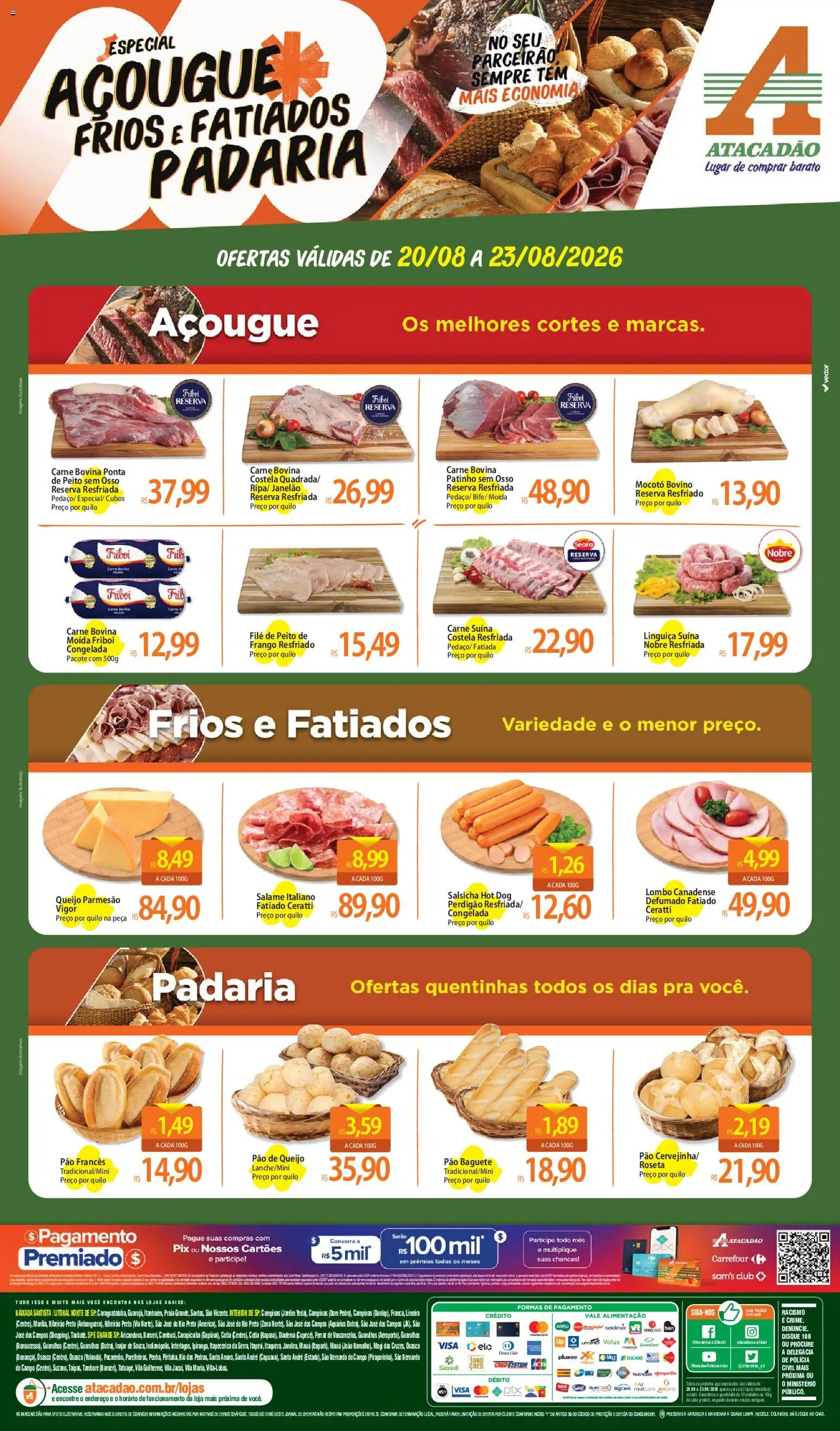 Pré-Visualização do folheto "Atacadão ofertas - SP" da loja Atacadão válido a partir de 20/08/2026