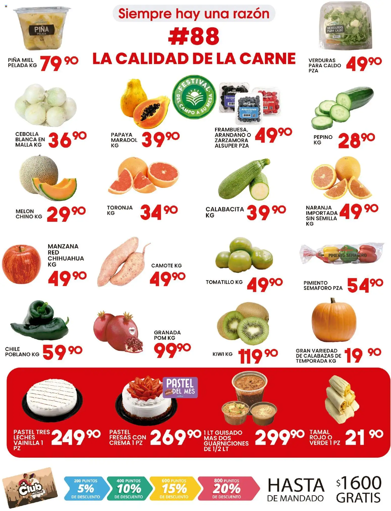 Vista previa las ofertas de la tienda Alsuper - Alsuper folleto desde el 27/10/2026 