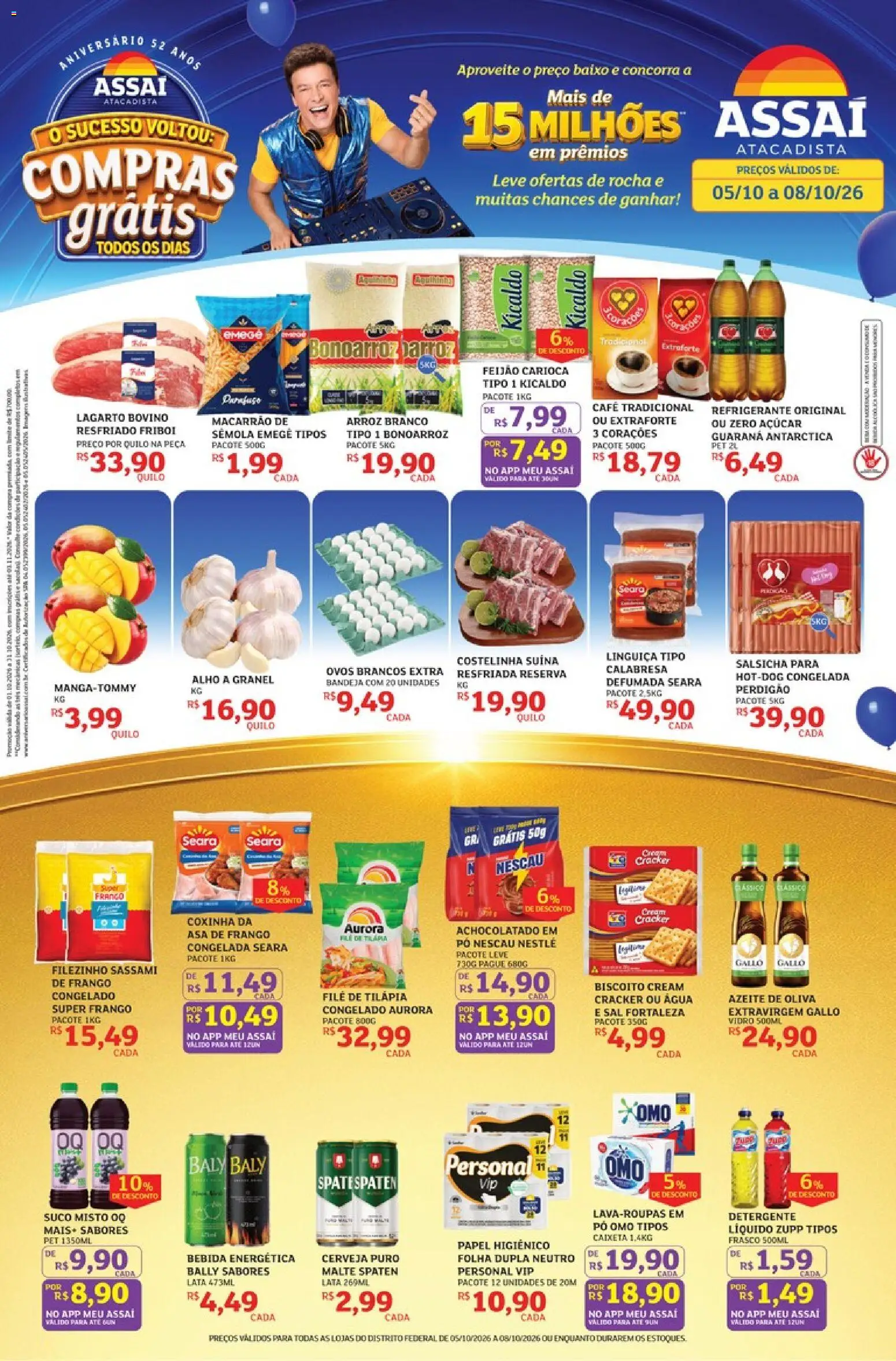 Pré-Visualização do folheto "Assaí Atacadista ofertas - DF" da loja Assaí Atacadista válido a partir de 05/10/2026