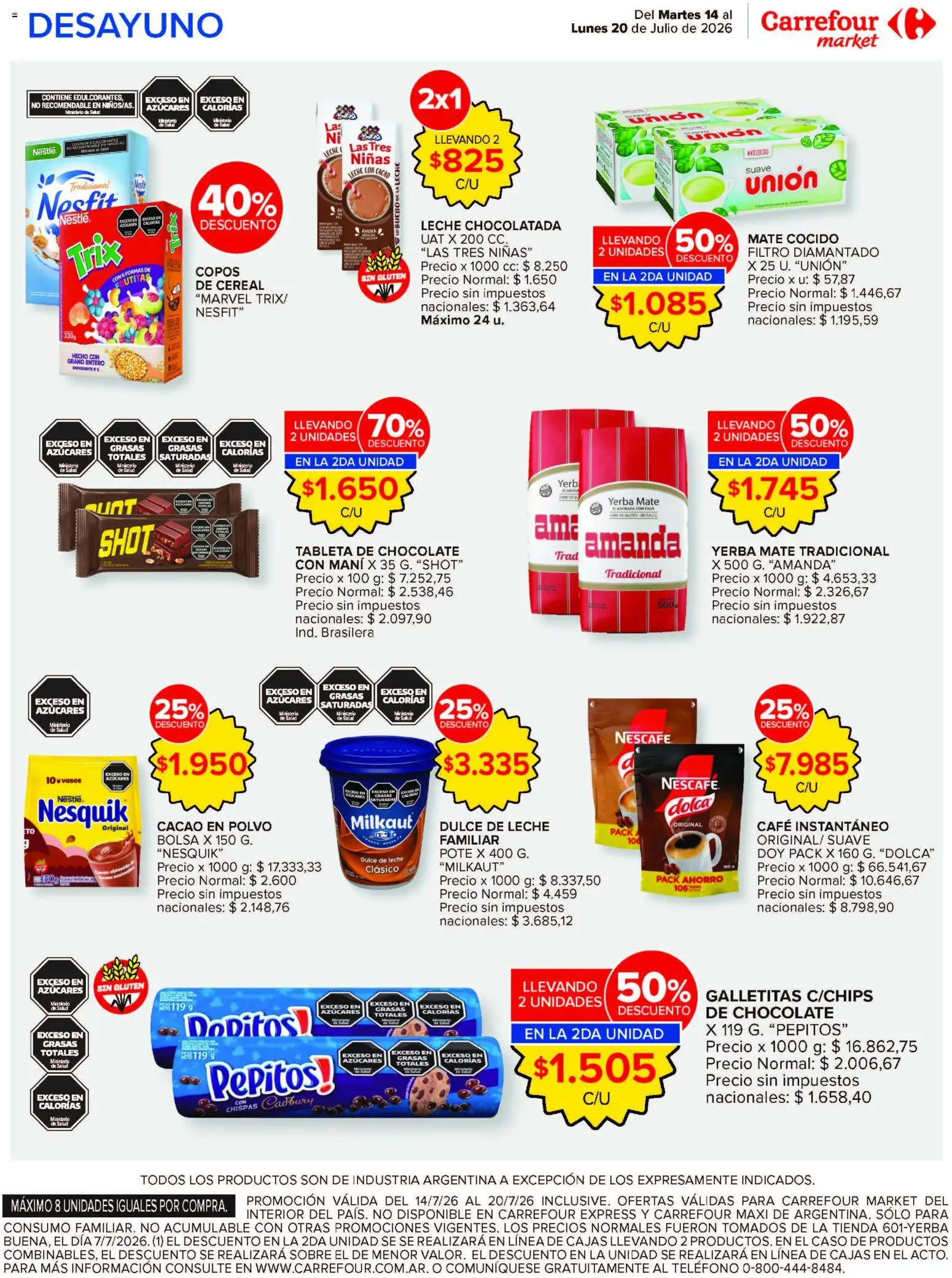 Vista previa del folleto de la tienda Carrefour válido desde el 14/07/2026 