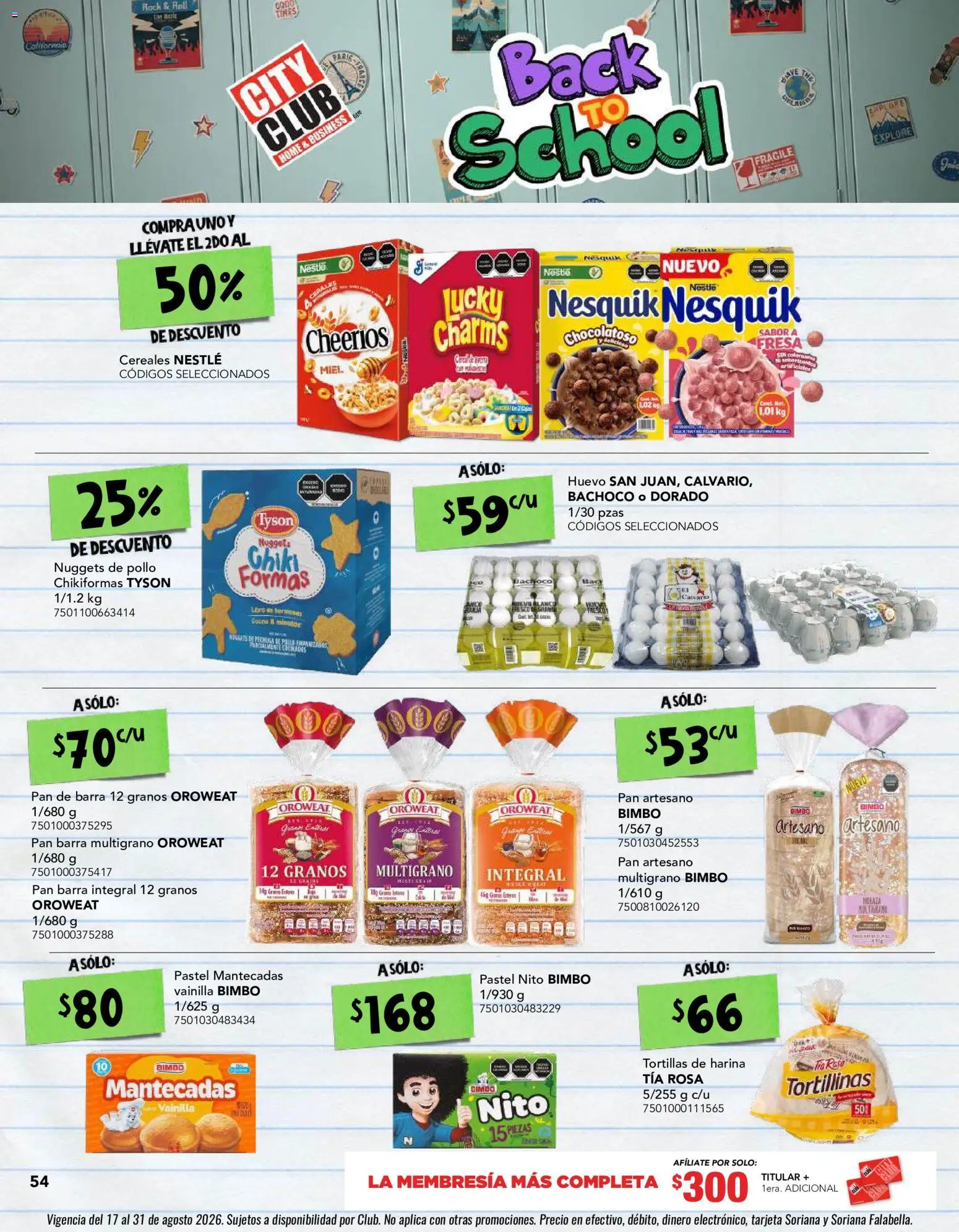 Vista previa las ofertas de la tienda City Club - City Club catálogo desde el 03/08/2026 