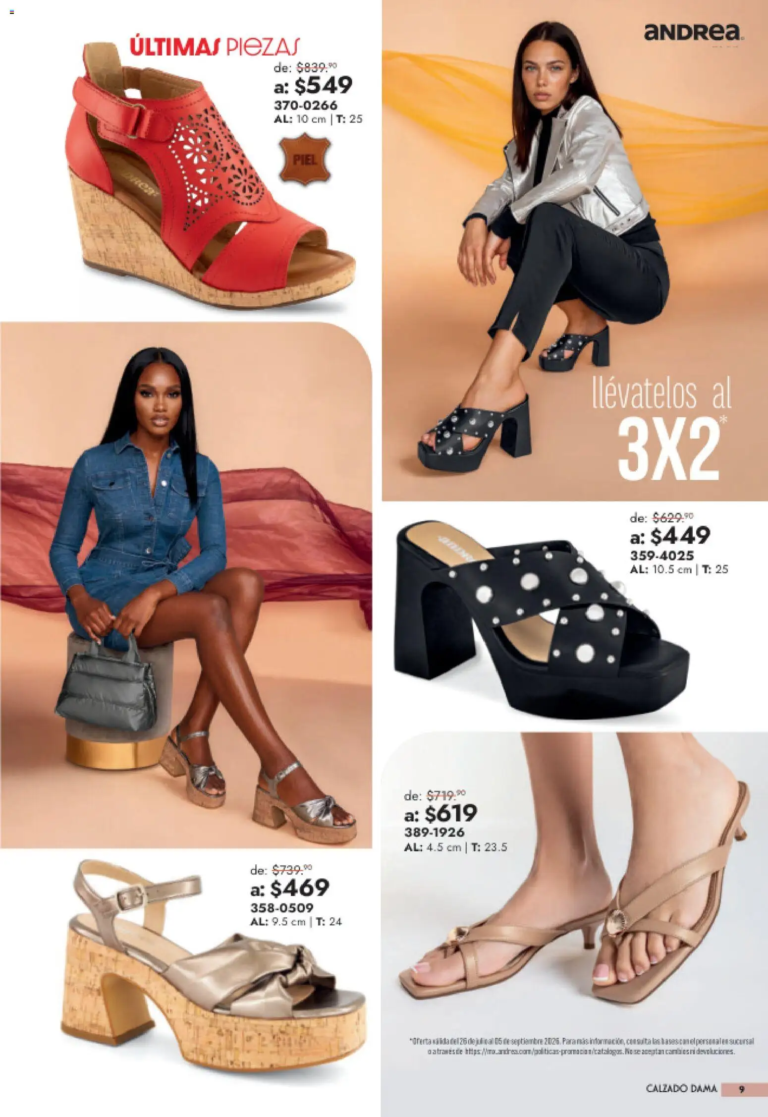 Vista previa las ofertas de la tienda Andrea - Andrea catálogo Outlet desde el 26/07/2026 