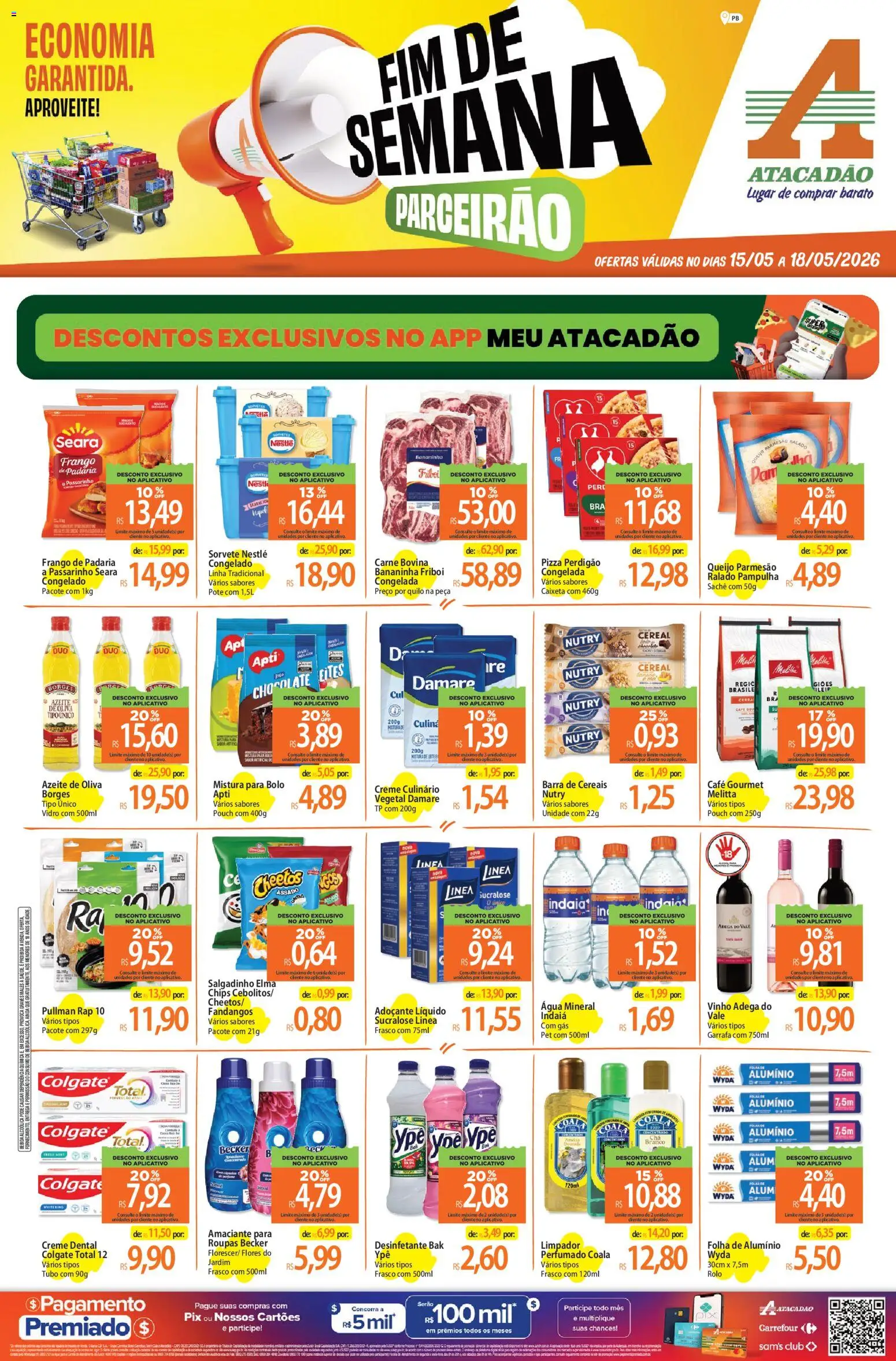 Pré-Visualização do folheto "Atacadão ofertas - PB" da loja Atacadão válido a partir de 15/05/2026