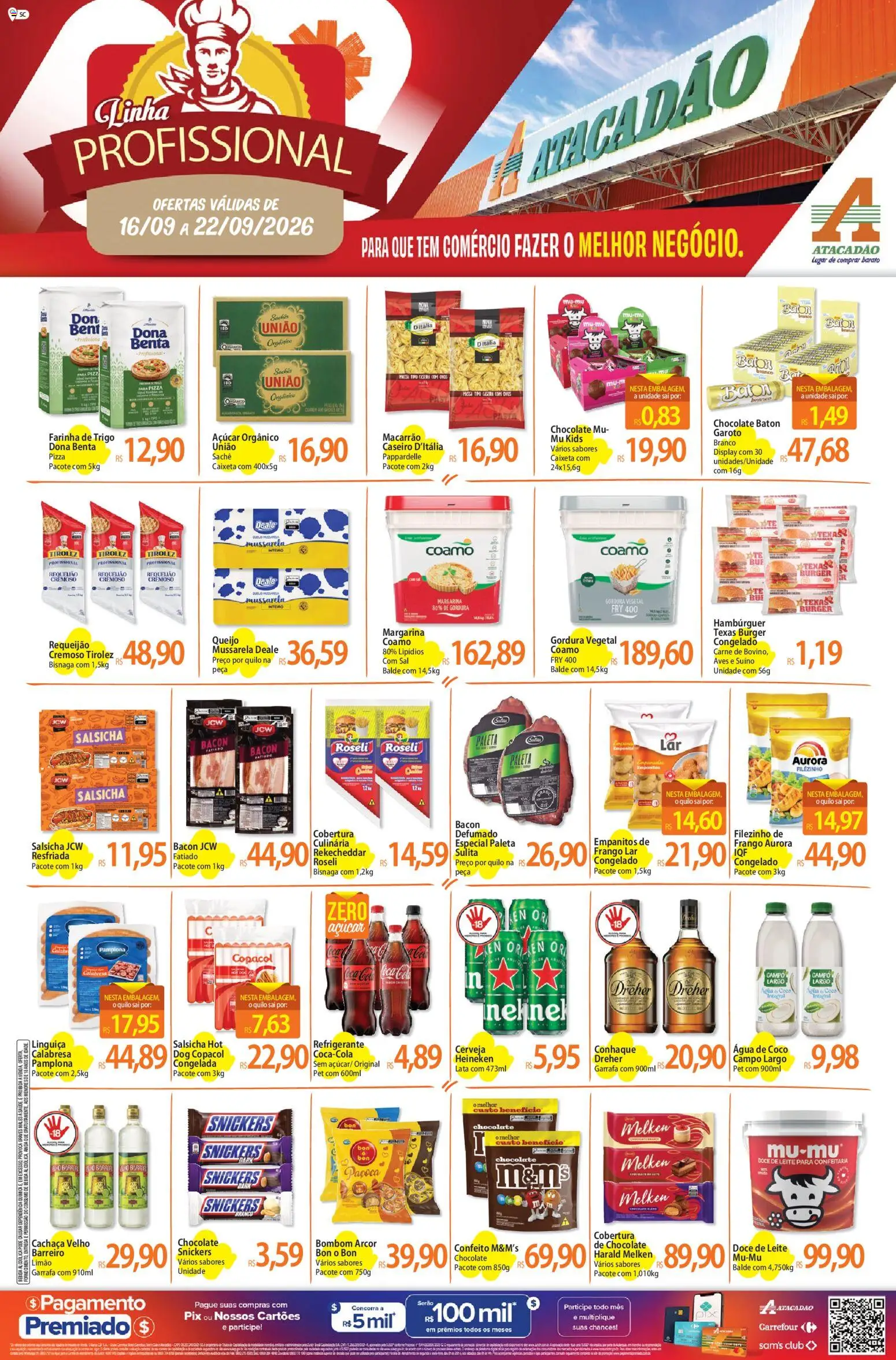 Pré-Visualização do folheto "Atacadão ofertas - SC" da loja Atacadão válido a partir de 16/09/2026