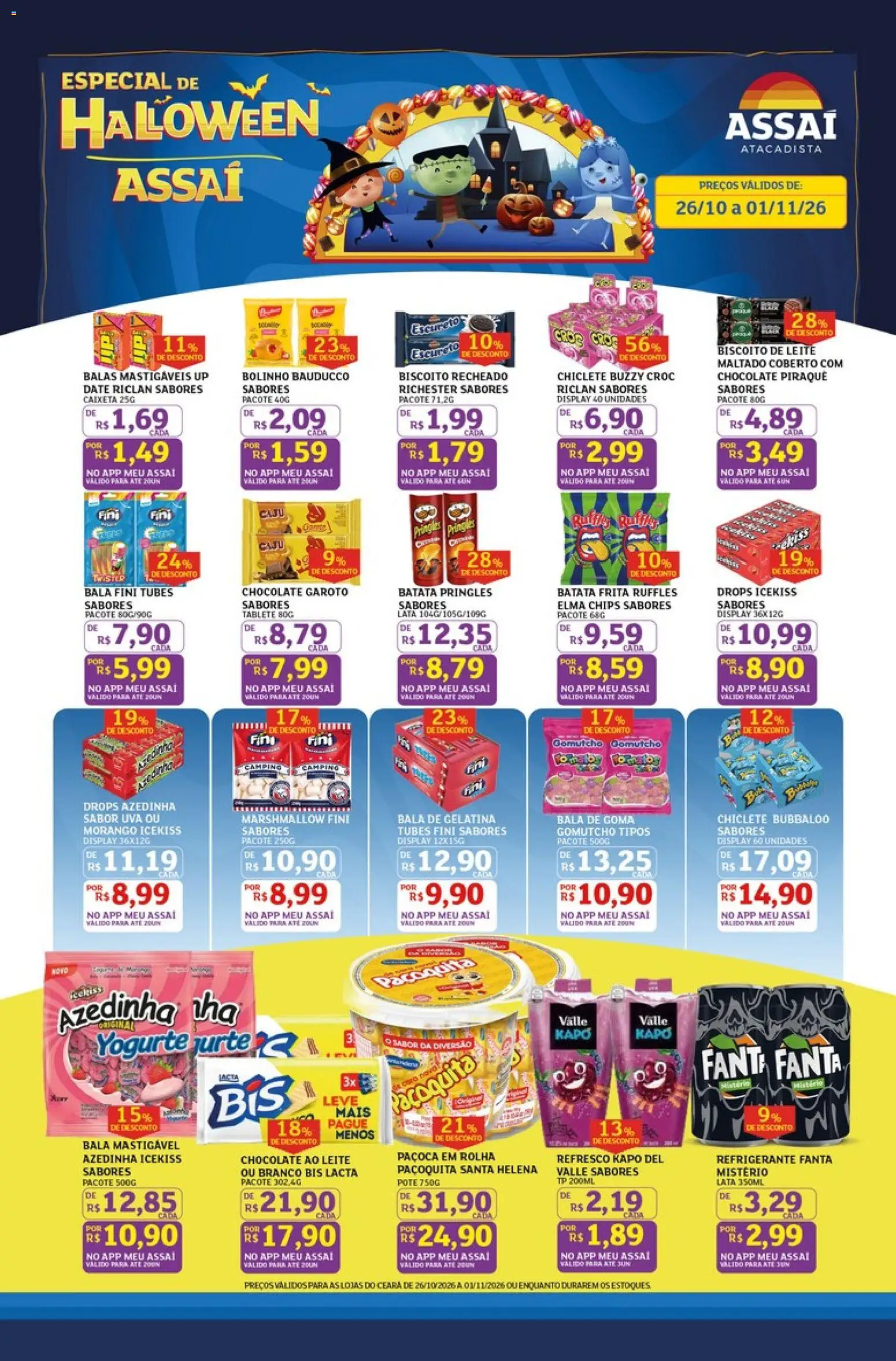 Pré-Visualização do folheto "Assaí Atacadista ofertas" da loja Assaí Atacadista válido a partir de 26/10/2026
