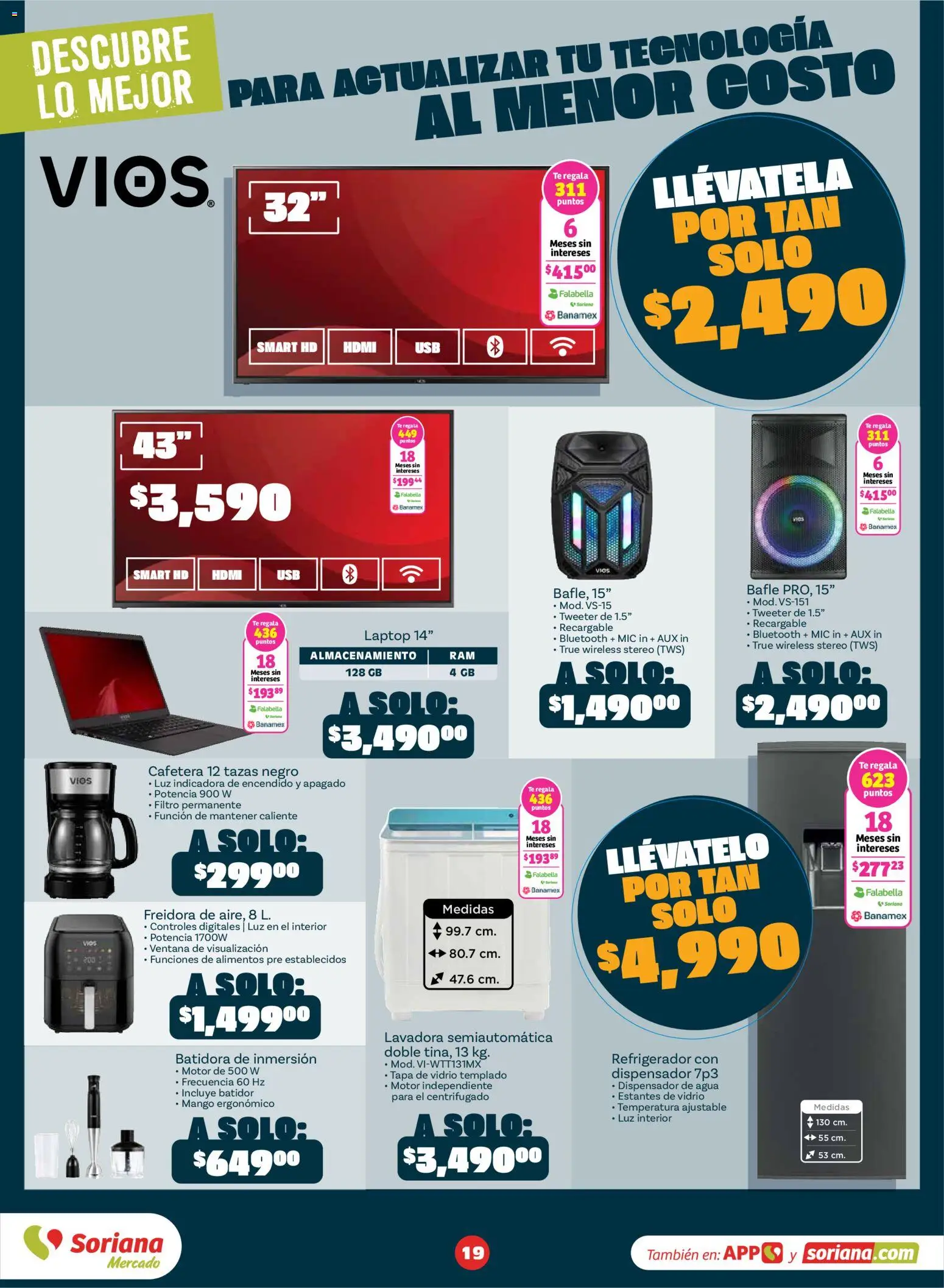 Vista previa las ofertas de la tienda Soriana - Soriana Descubre lo mejor al mejor precio Mercado Nacional desde el 01/09/2026 